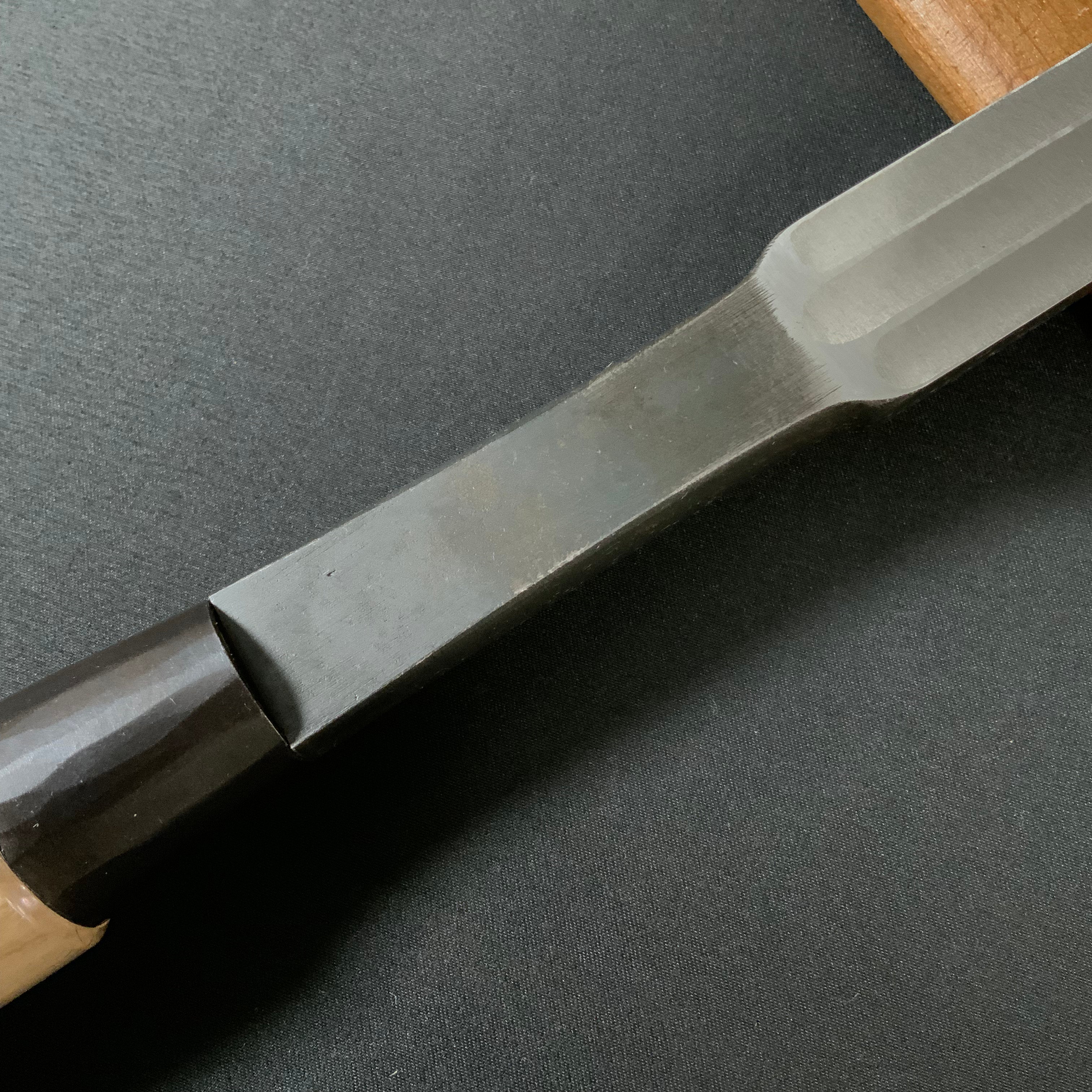 田斎作 黒仕上 腰型鑿 三枚裏 24mm  Tasai lumbar chisel  Triple Ura