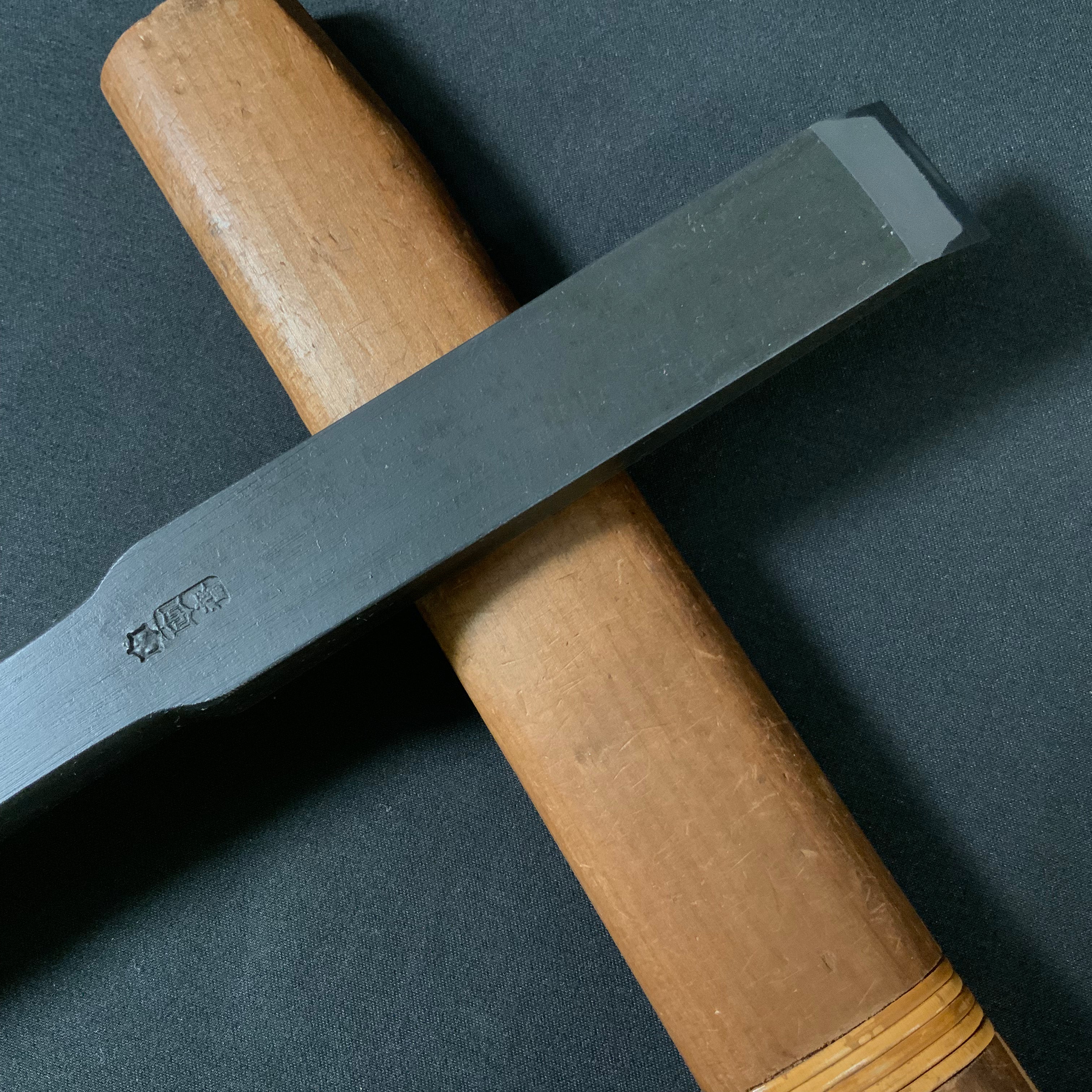 田斎作 黒仕上 腰型鑿 三枚裏 24mm  Tasai lumbar chisel  Triple Ura