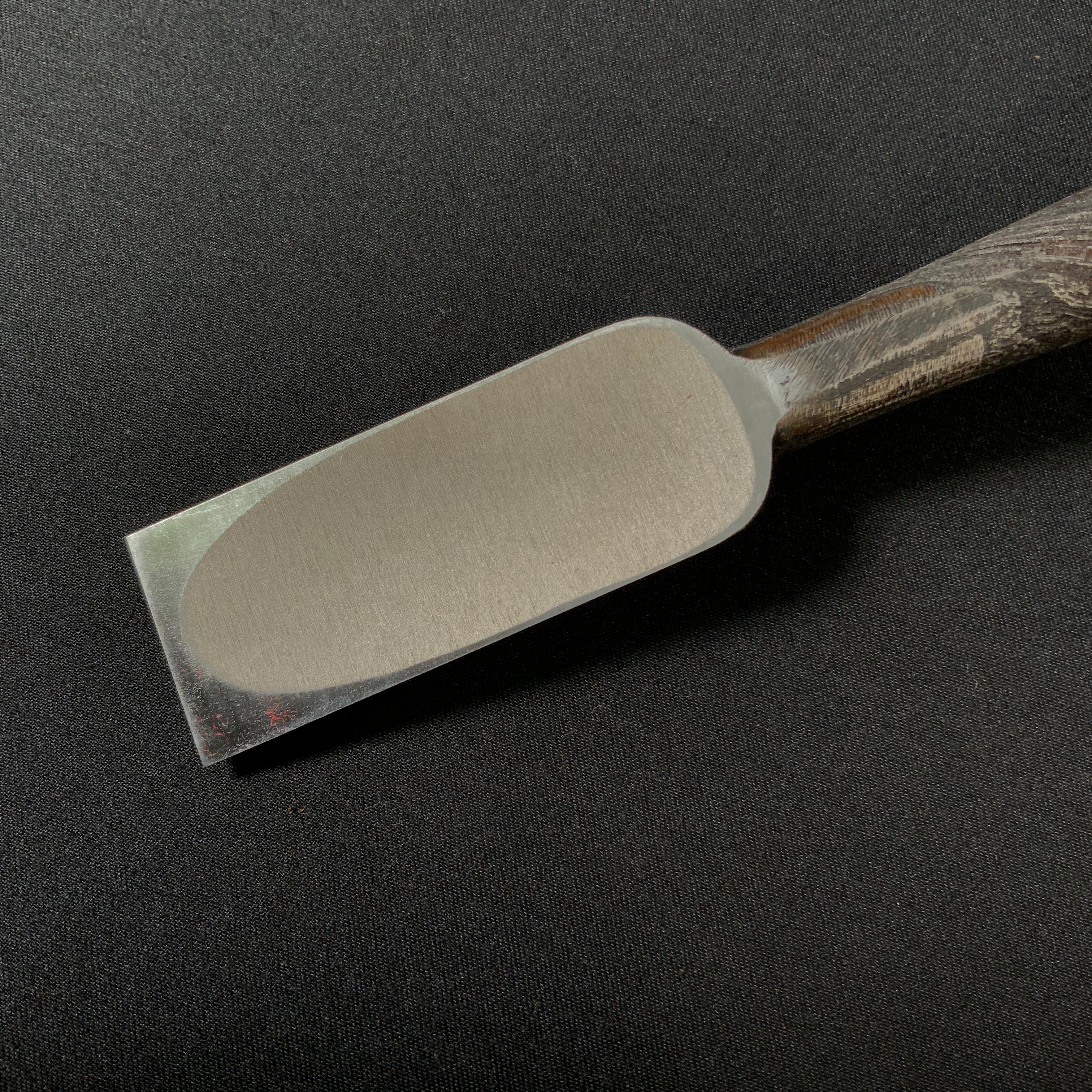 Tasai watetsu Special Dovetail Bench  chisels with Cassia siamea handle   田斎作 和鉄 鎬追入鑿 鉄刀木柄 24mm