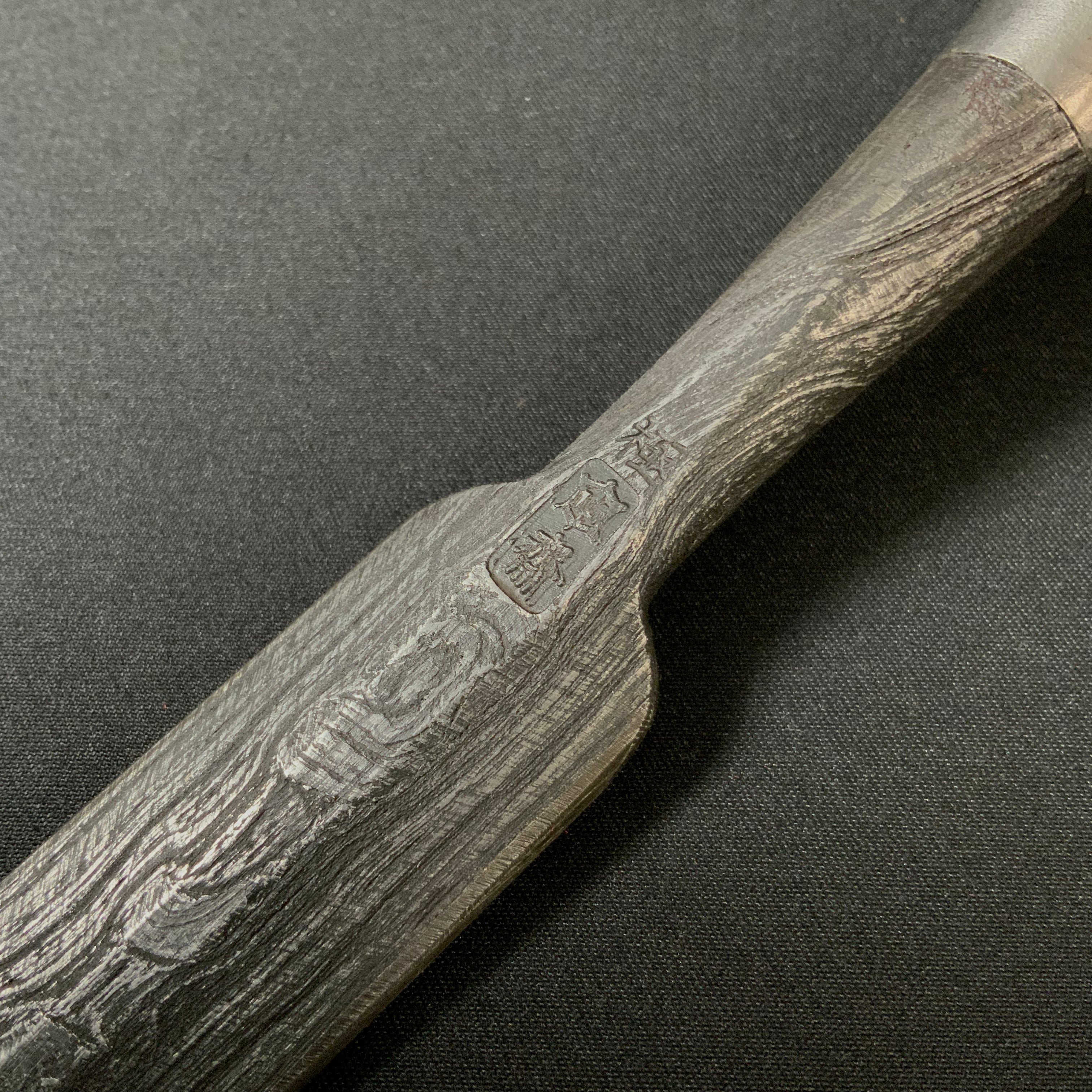 Tasai Watetsu Special Dovetail Bench chisels with Black wood handle   田斎作 和鉄 鎬追入鑿(突きのみ) 黒檀柄 24mm