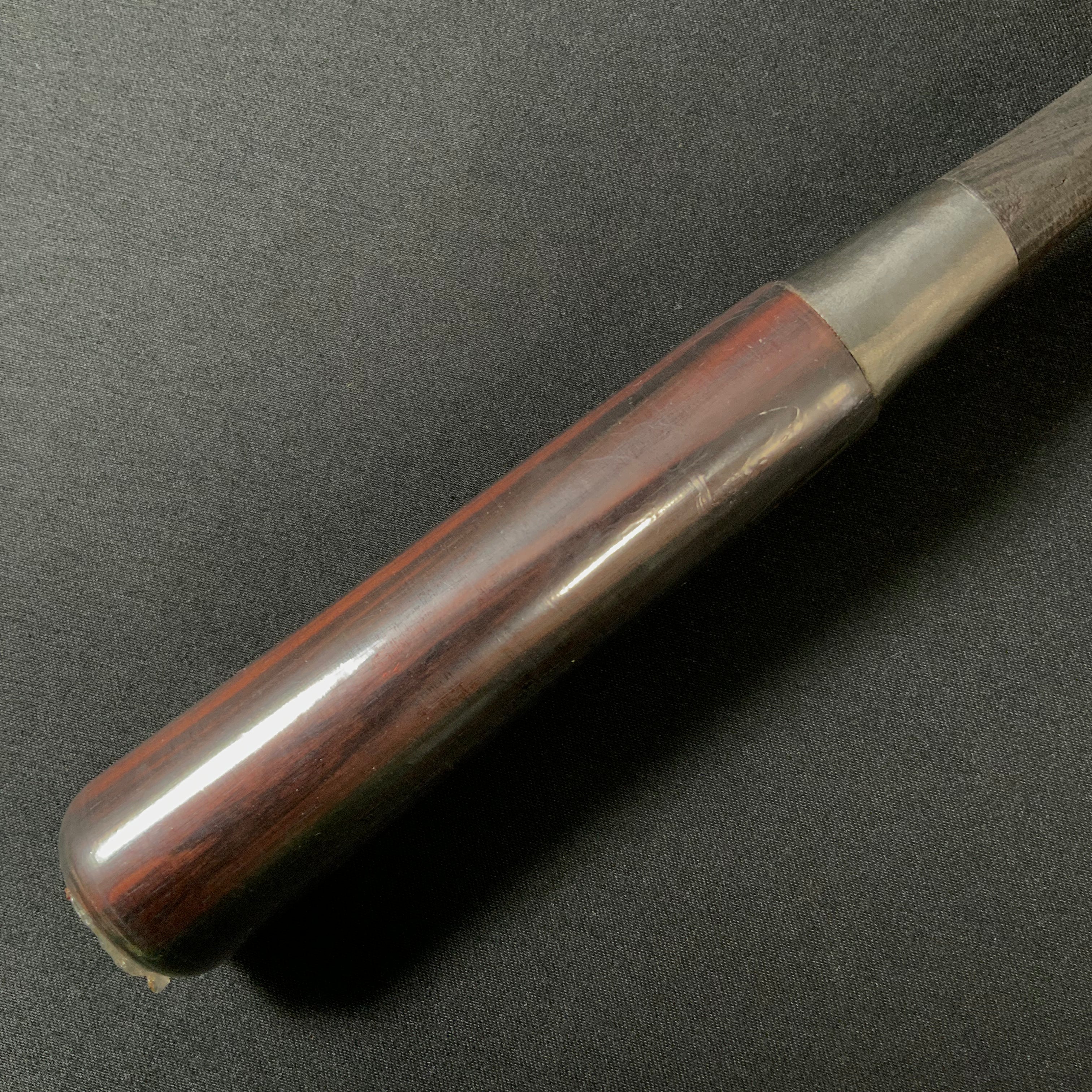 Tasai Watetsu Special Dovetail Bench chisels with Black wood handle   田斎作 和鉄 鎬追入鑿(突きのみ) 黒檀柄 24mm