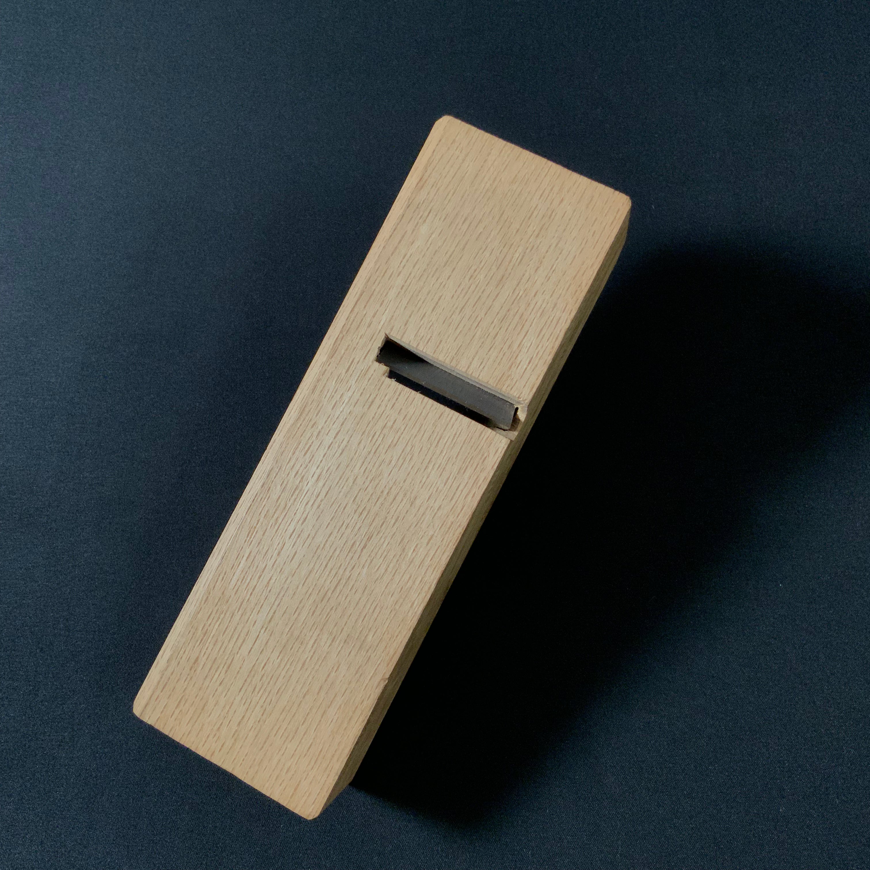 Tasai  Kiwa tachi kanna  black finish with Blue steel   田斎作 黒仕上 キワ立鉋 36mm