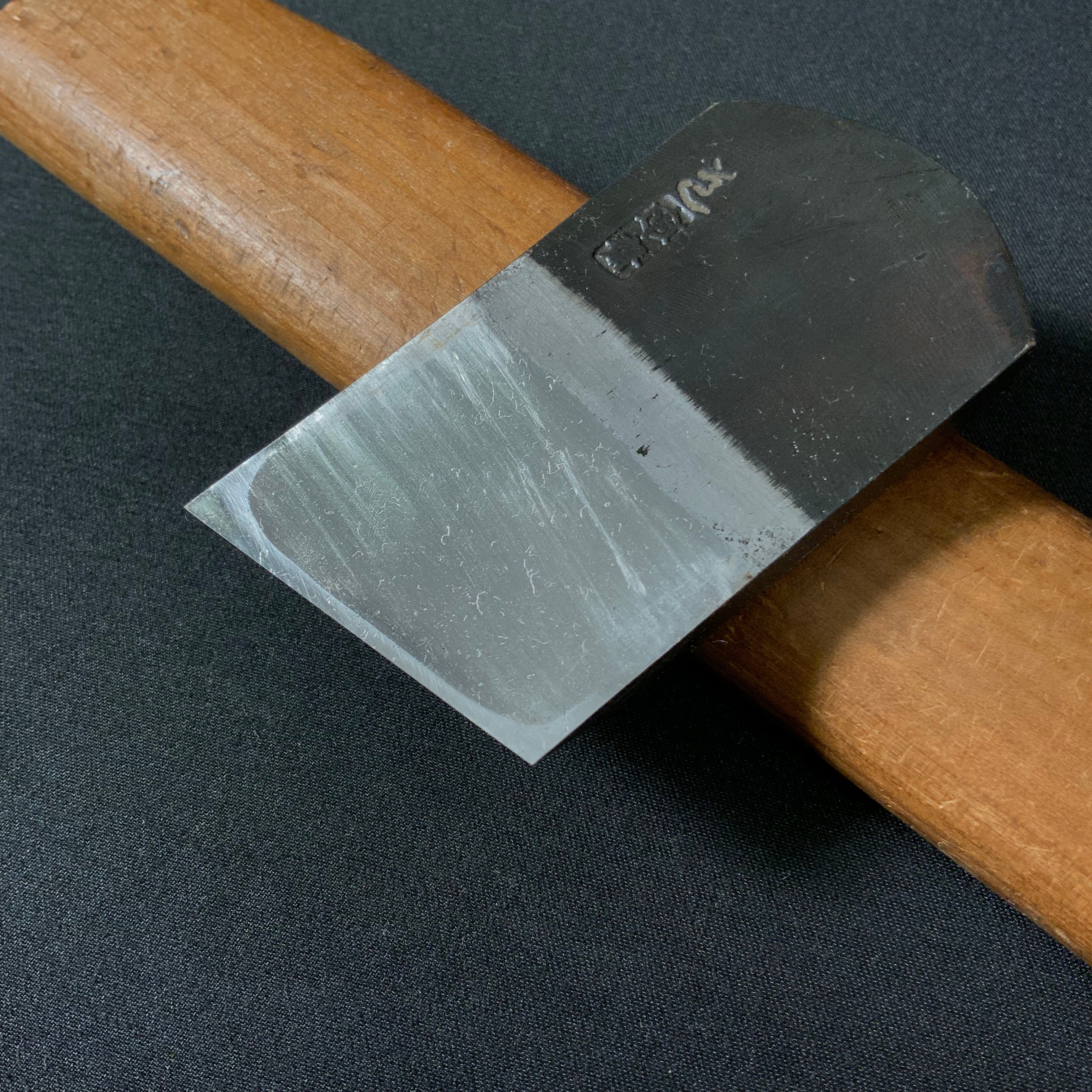 Tasai  Kiwa tachi kanna  black finish with Blue steel   田斎作 黒仕上 キワ立鉋 36mm