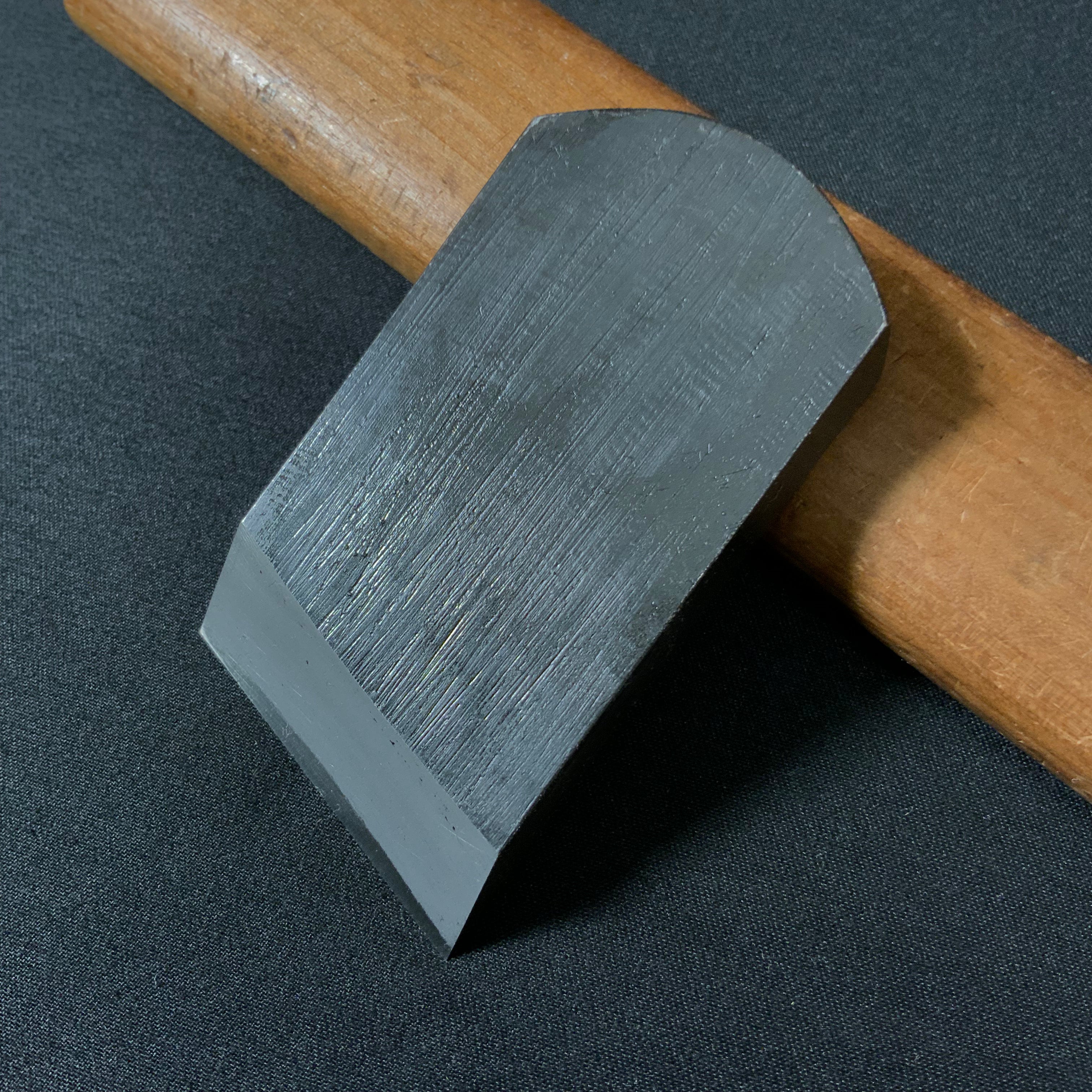 Tasai  Kiwa tachi kanna  black finish with Blue steel   田斎作 黒仕上 キワ立鉋 36mm