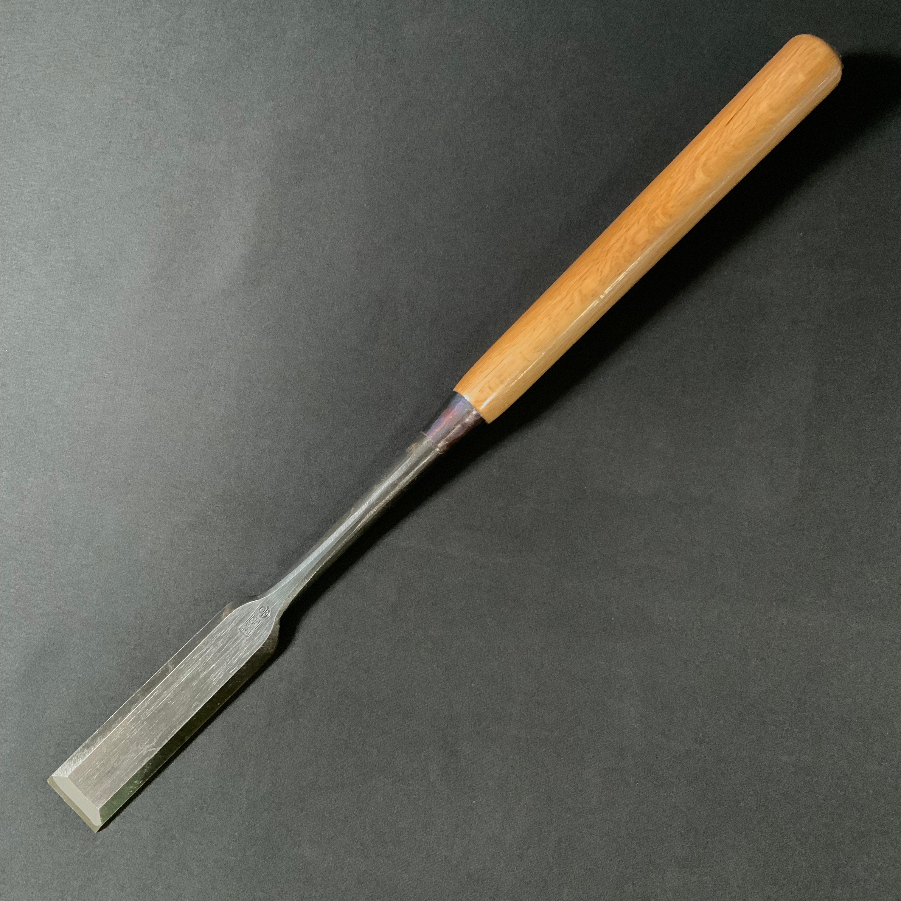 Tasai  Slick Chisels (Nakatsuki-Nomi)  田斎作 黒仕上 中突のみ 白樫柄  30mm