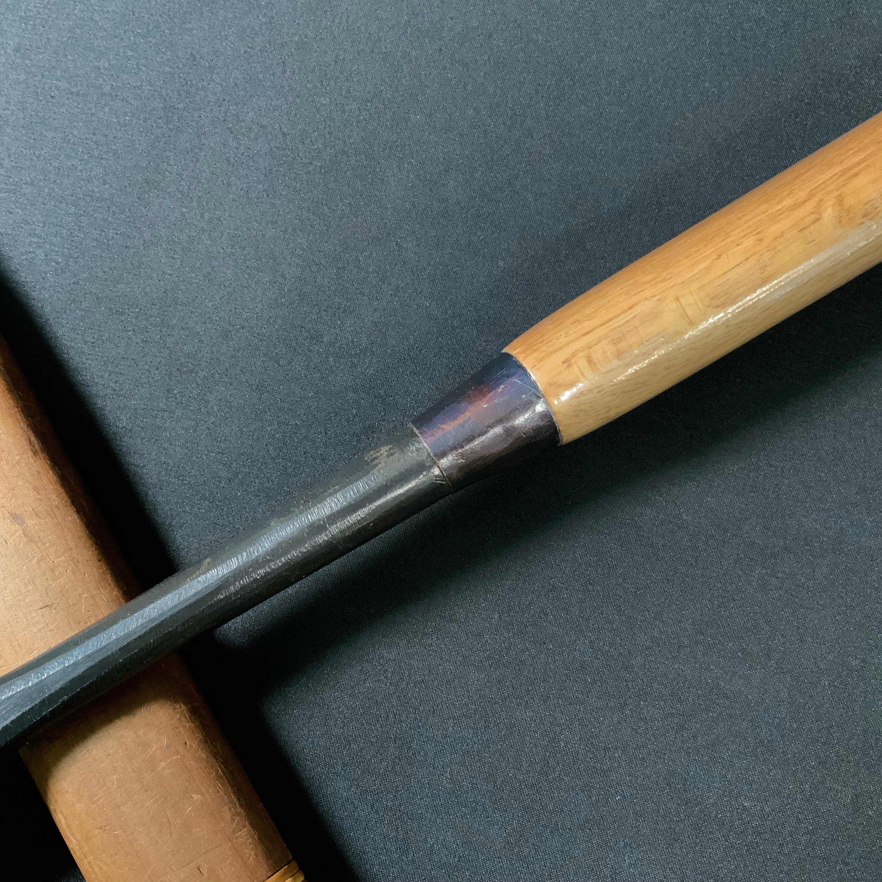 Tasai  Slick Chisels (Nakatsuki-Nomi)  田斎作 黒仕上 中突のみ 白樫柄  30mm