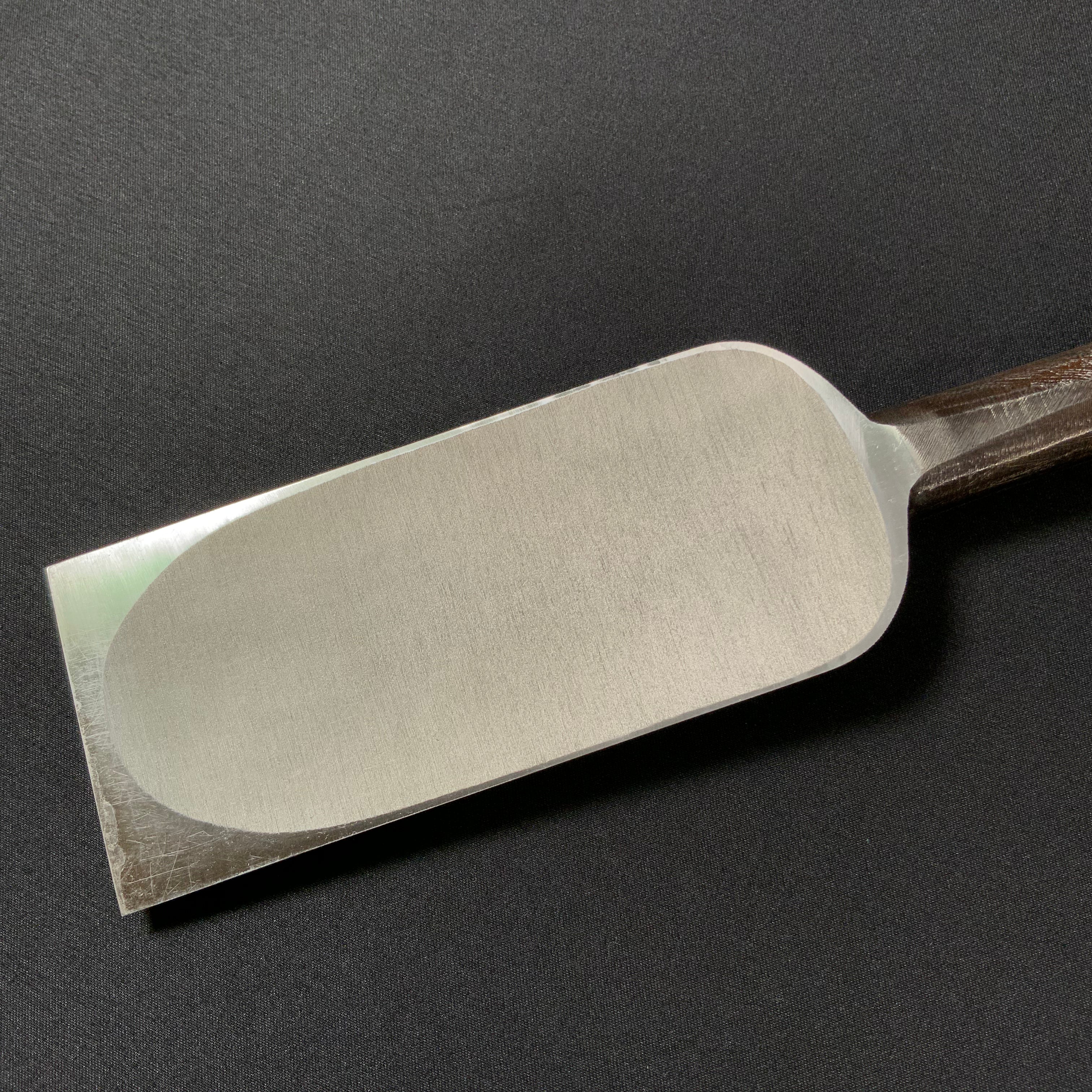 Tasai Mokume Special Slick Chisel with Japanese Evony Handle 田斎 木目 本突鑿 黒檀柄 54mm