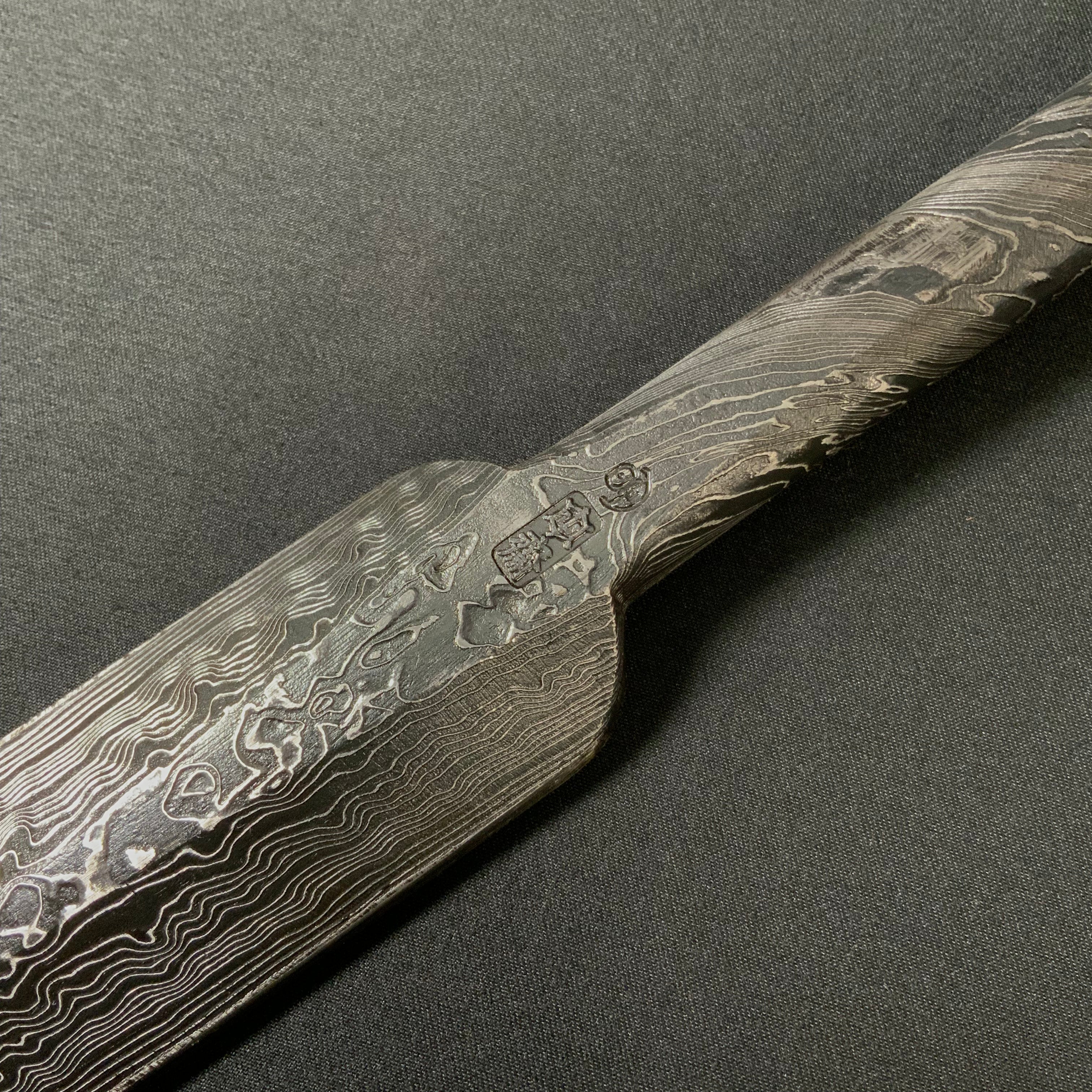 Tasai Mokume Special Dovetail Bench (Hontsuki) chisels with Cassia siamea handle   田斎作 木目 鎬本突き鑿 鉄刀木柄 36mm