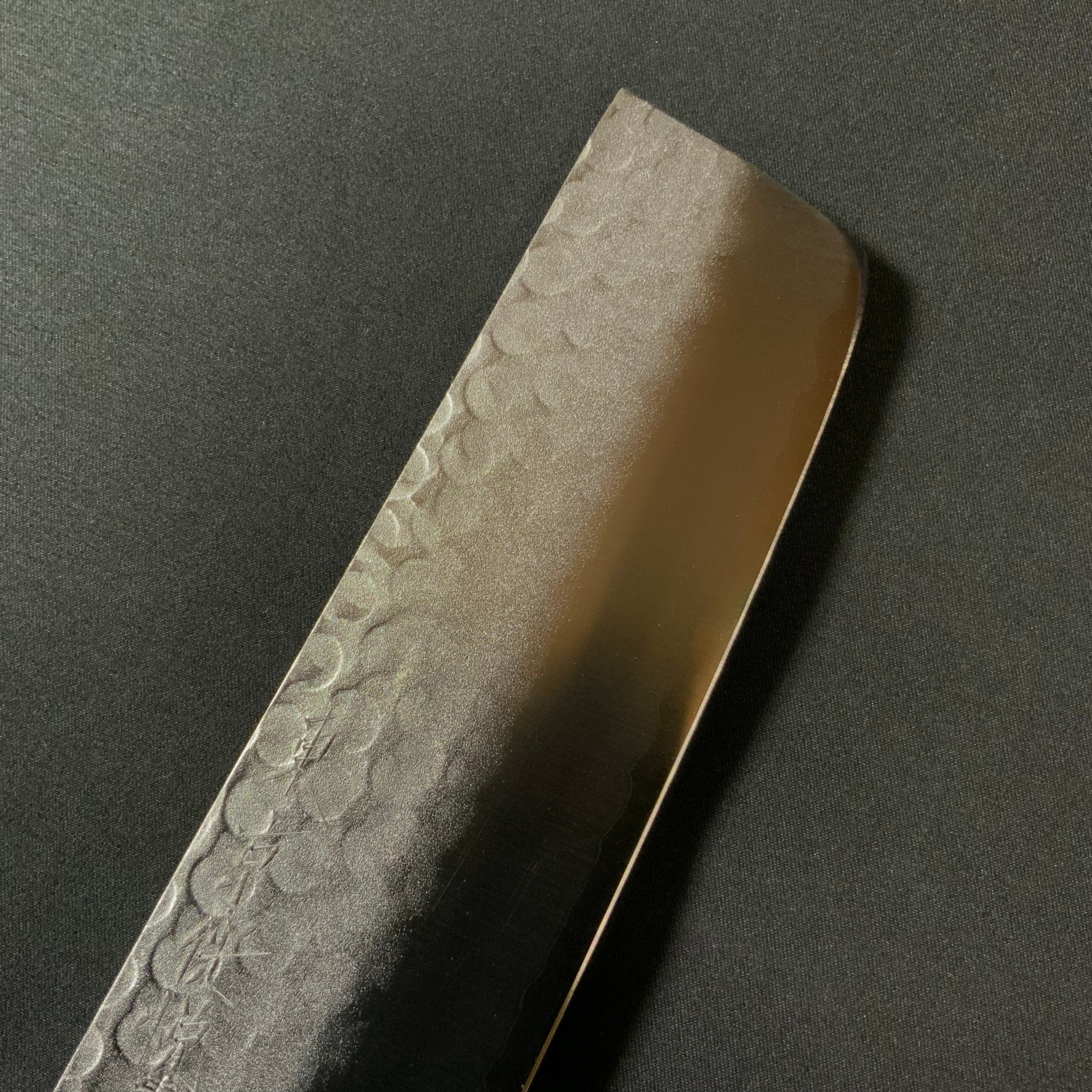 Kouetsu Tsuchime Finish Knife Thin Blade with Blue steel  東京侊悦 槌目 青紙鋼 薄刃 170mm
