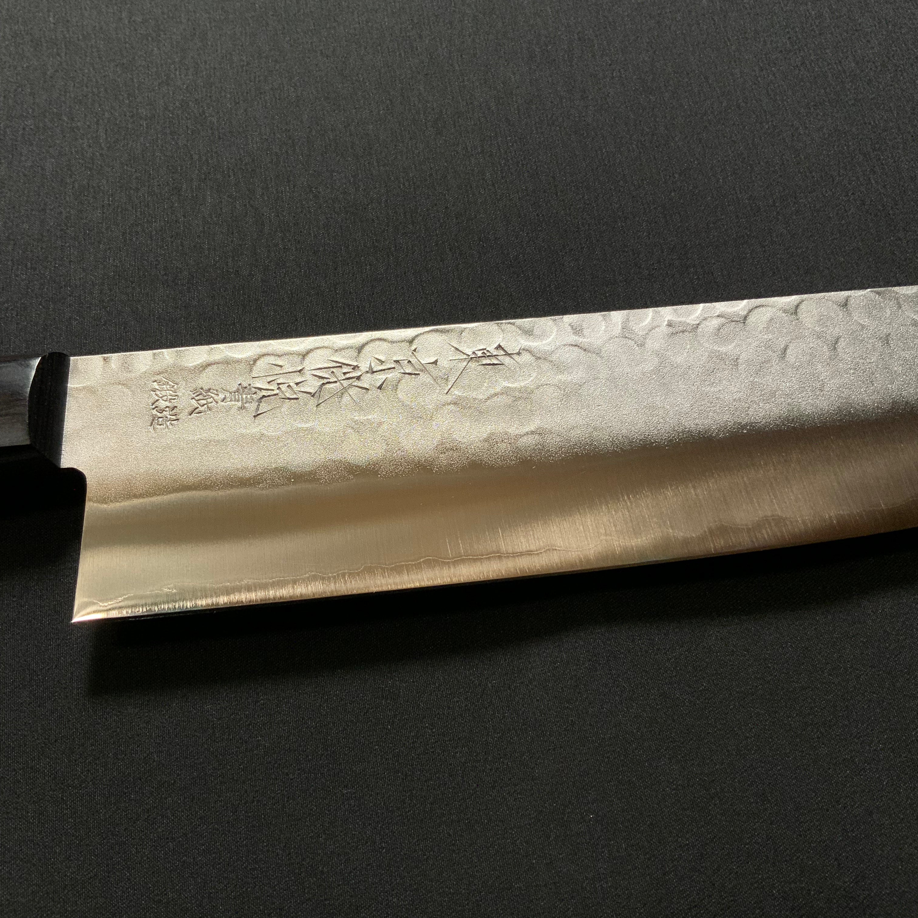 Kouetsu Tsuchime Finish Knife Thin Blade with Blue steel  東京侊悦 槌目 青紙鋼 薄刃 170mm