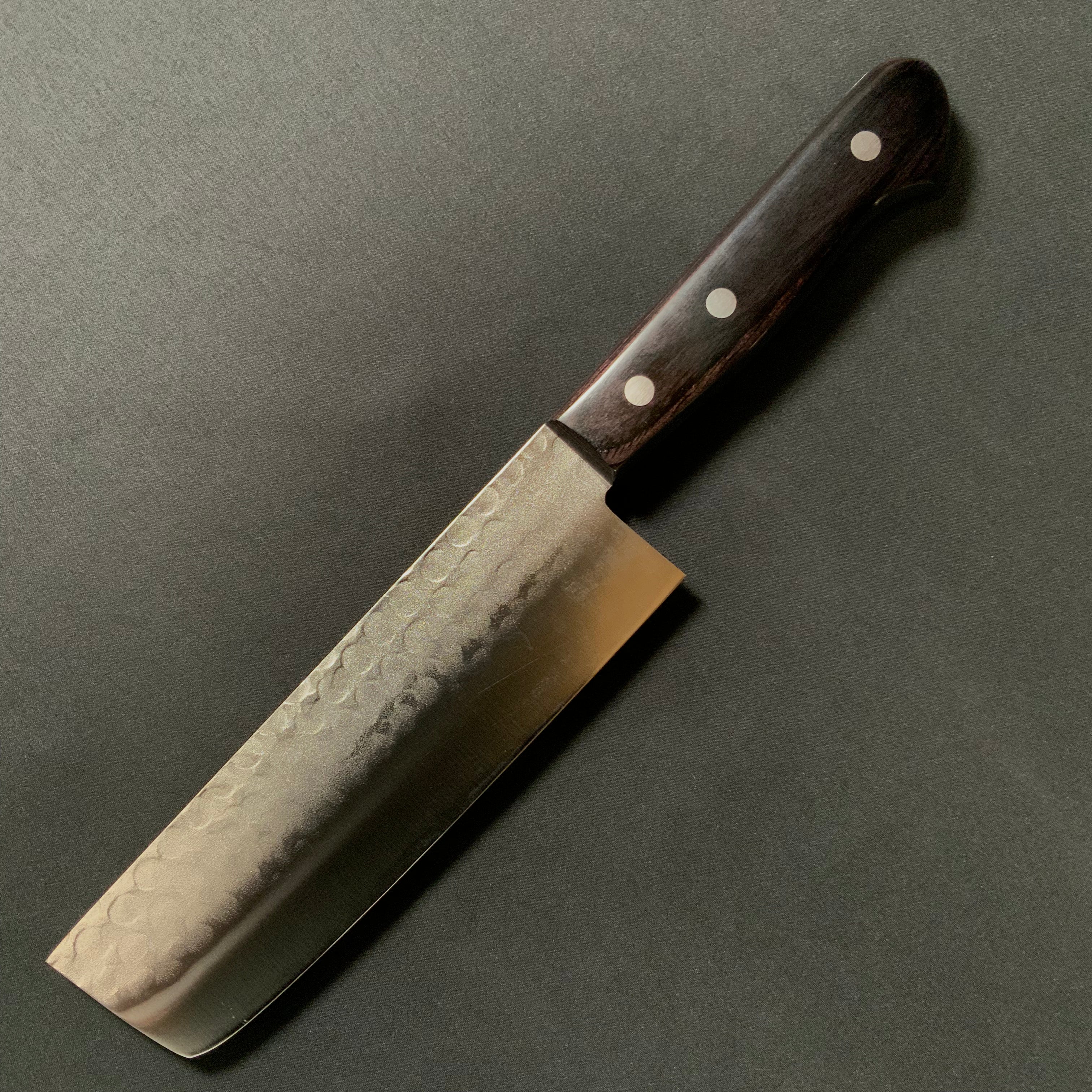 Kouetsu Tsuchime Finish Knife Thin Blade with Blue steel  東京侊悦 槌目 青紙鋼 薄刃 170mm