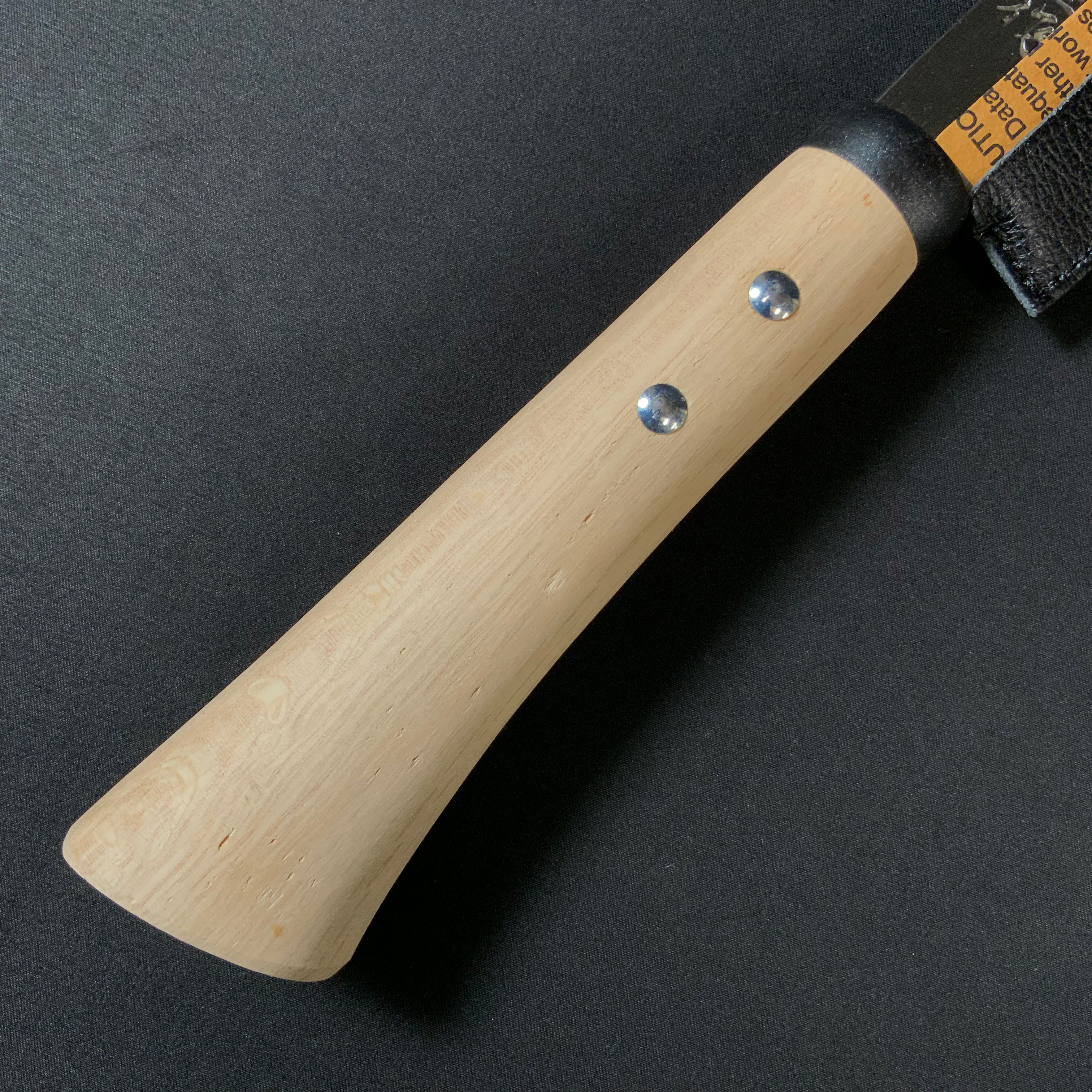 味方屋作 竹割鉈 両刃 180mm    Ajikataya Bamboo Nata Knife  Double edged