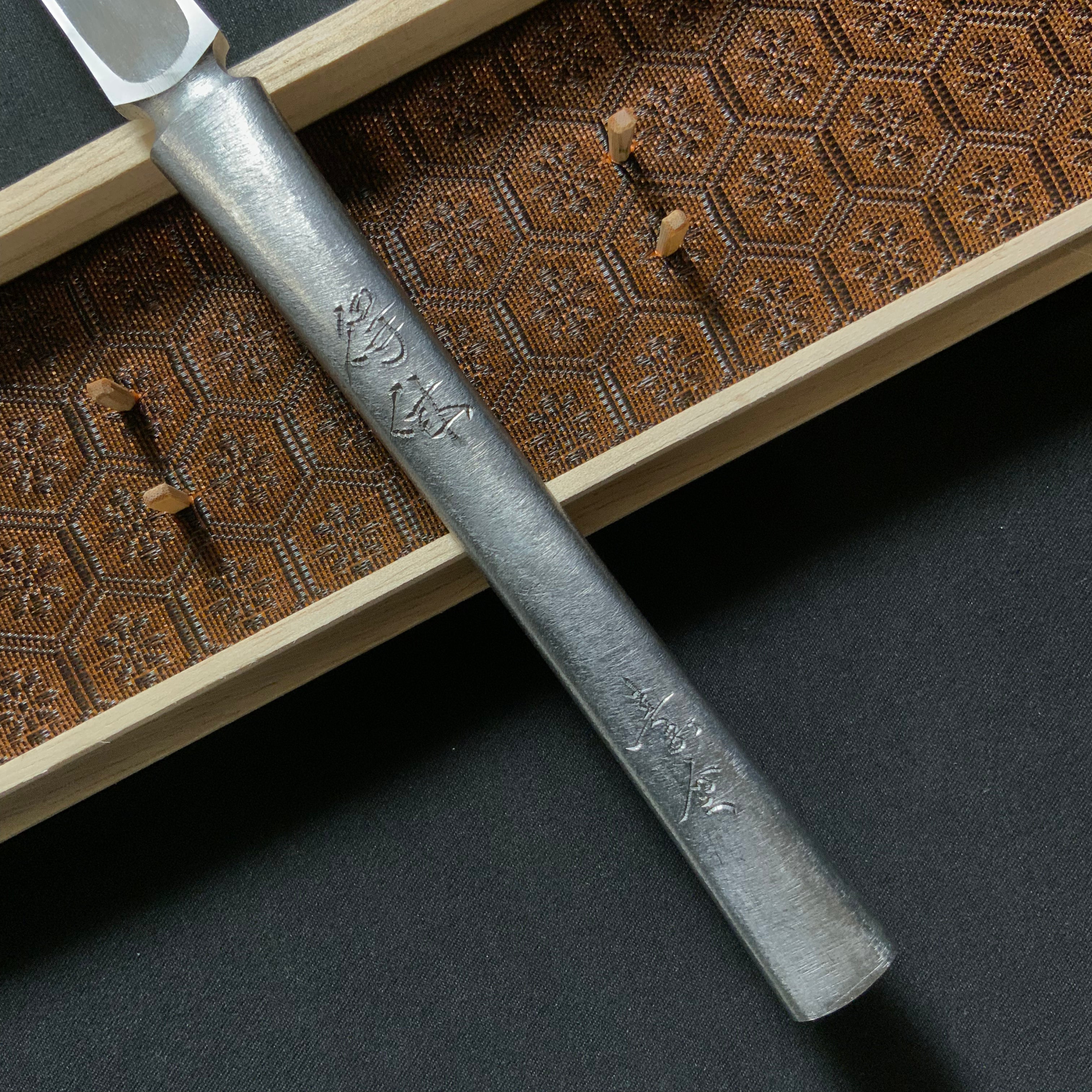 Etai Yari kanna by Sozen Carving         得体 素全作 槍鉋