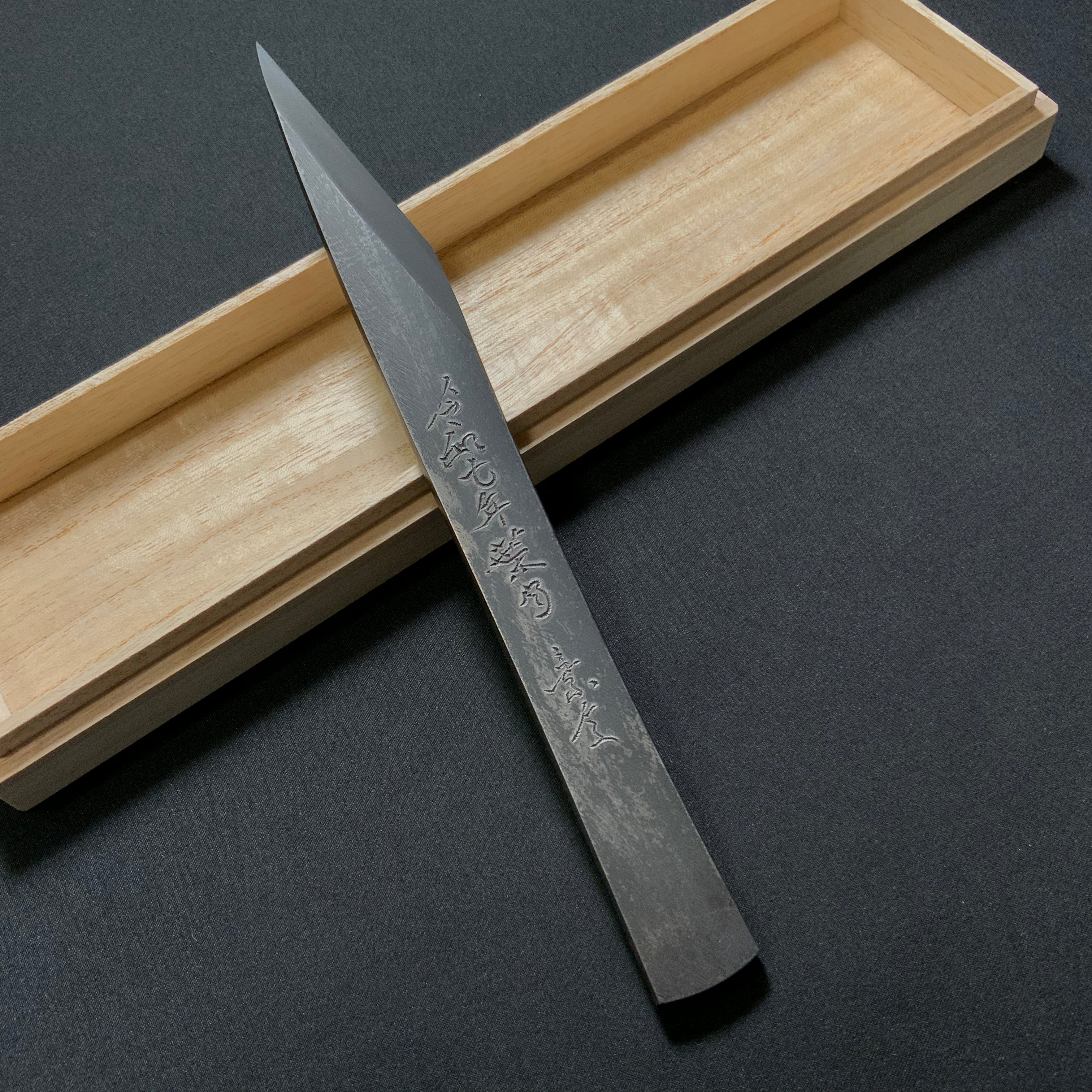 Emptiness of forms Right hand Kiridashi kinfe by Sozen Carving   非相 素全作 切出し小刀 右 18mm