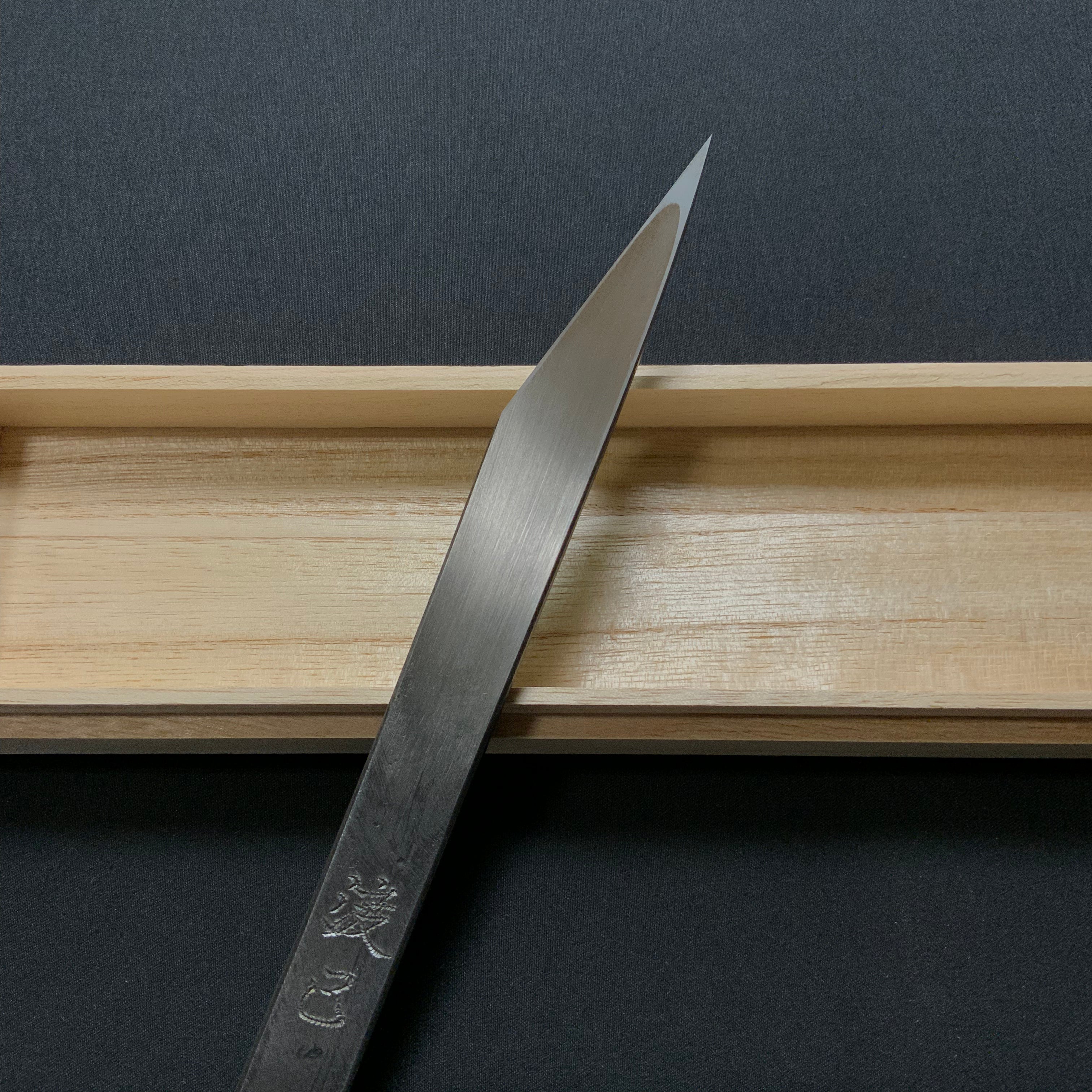 Transcend Right hand Kiridashi kinfe by Sozen Carving   渡己 素全作 切出し小刀 右 18mm