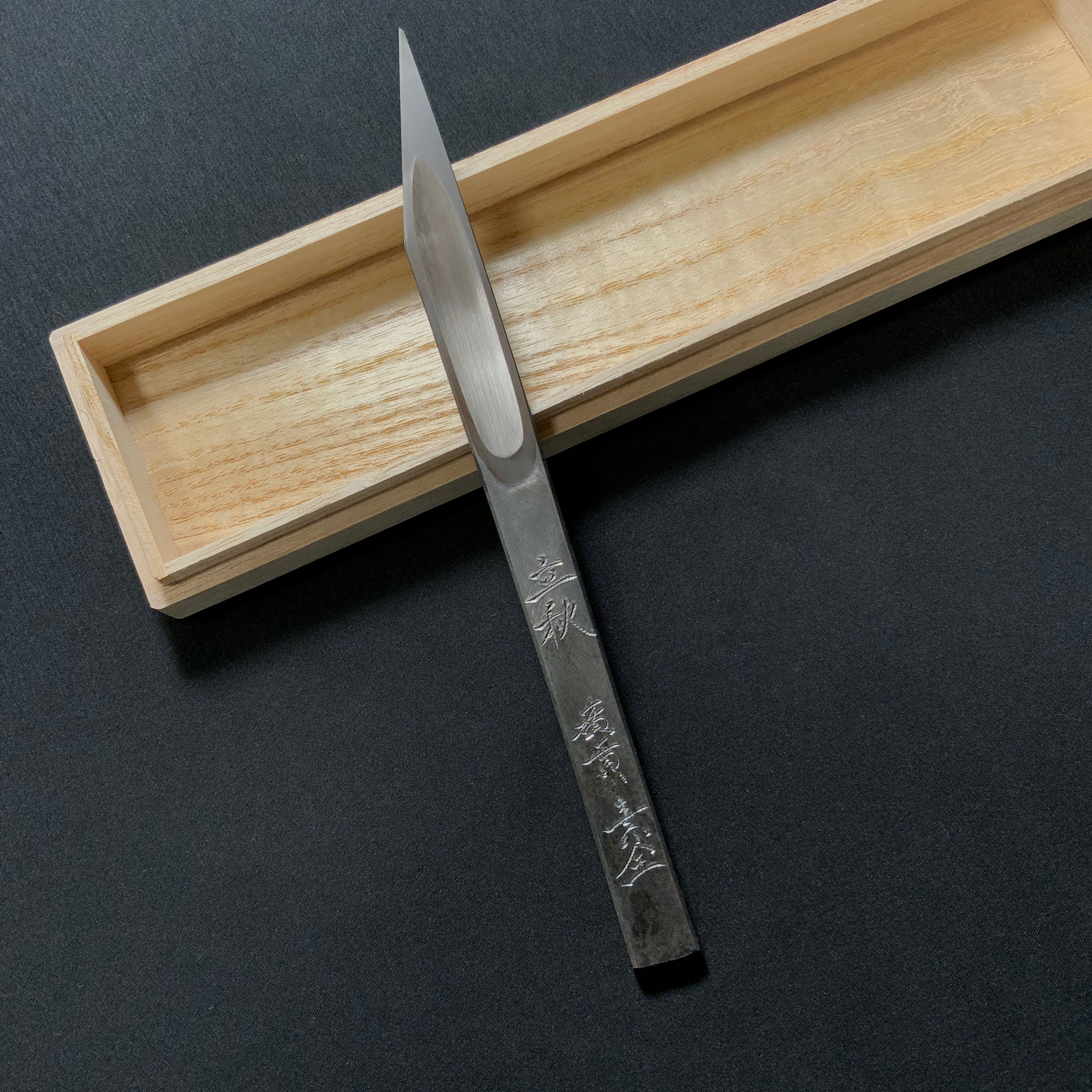 Beginning of Autumn Right hand Kiridashi kinfe by Sozen Carving   立秋 素全作 切出し小刀 右 15mm