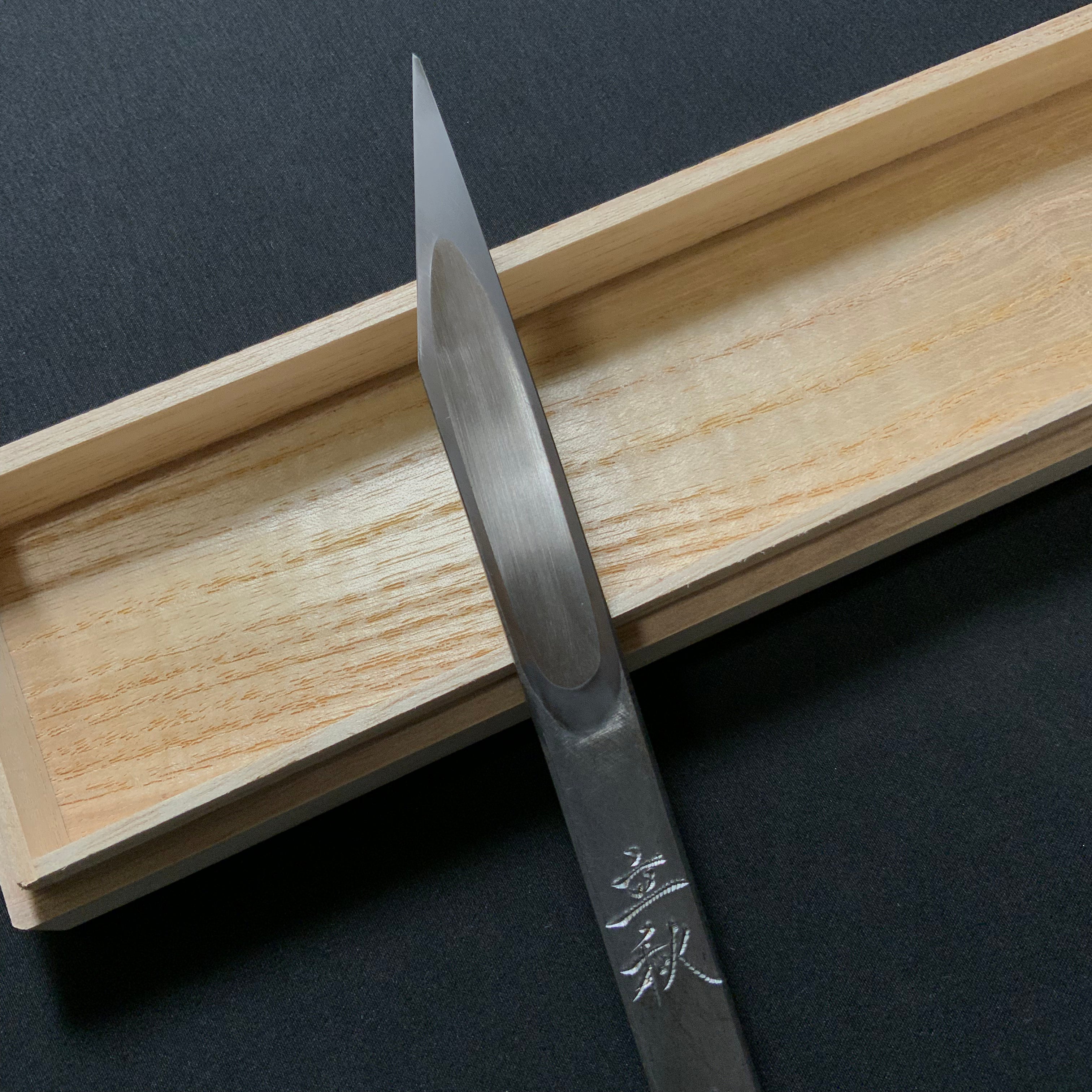 Beginning of Autumn Right hand Kiridashi kinfe by Sozen Carving   立秋 素全作 切出し小刀 右 15mm