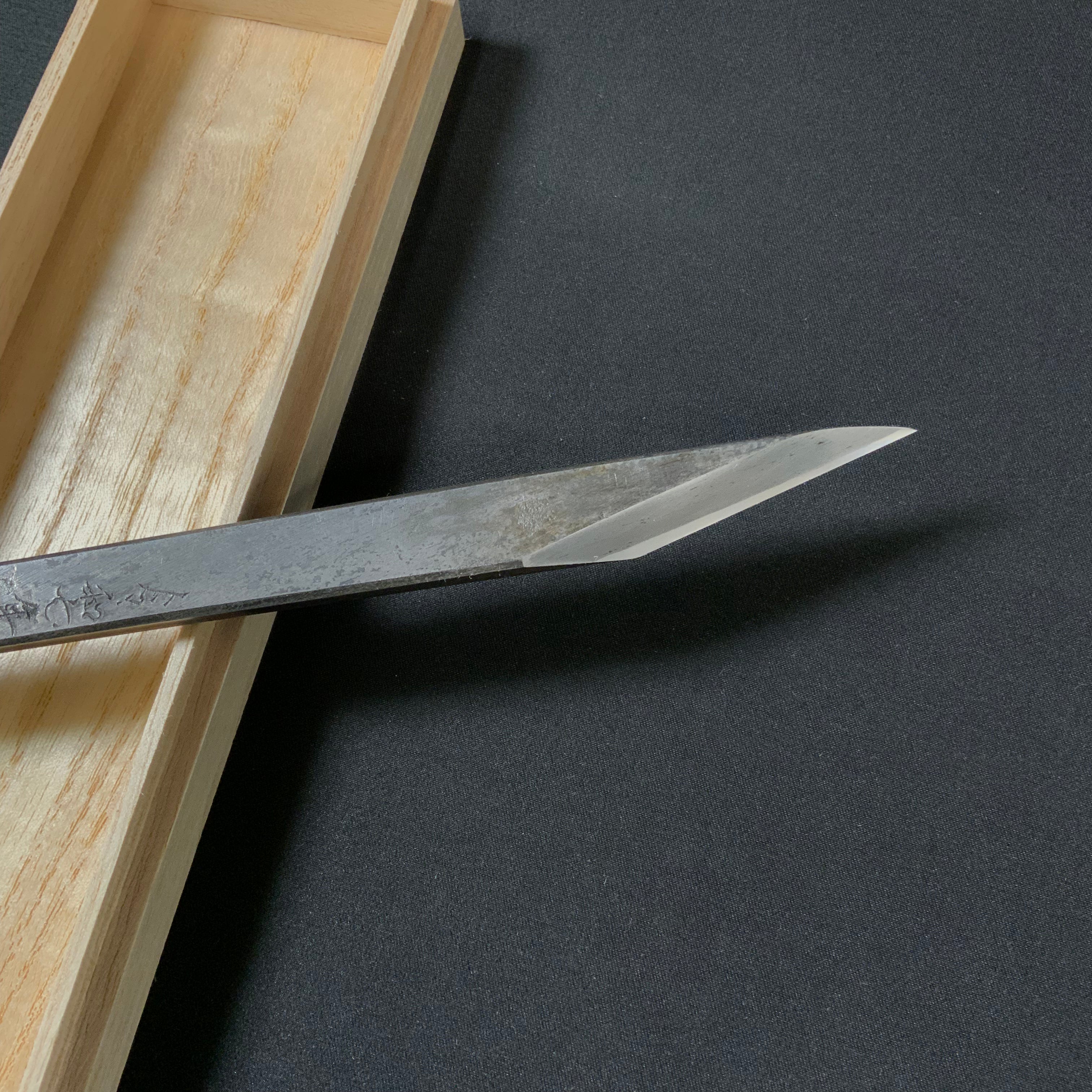 Beginning of Autumn Right hand Kiridashi kinfe by Sozen Carving   立秋 素全作 切出し小刀 右 15mm