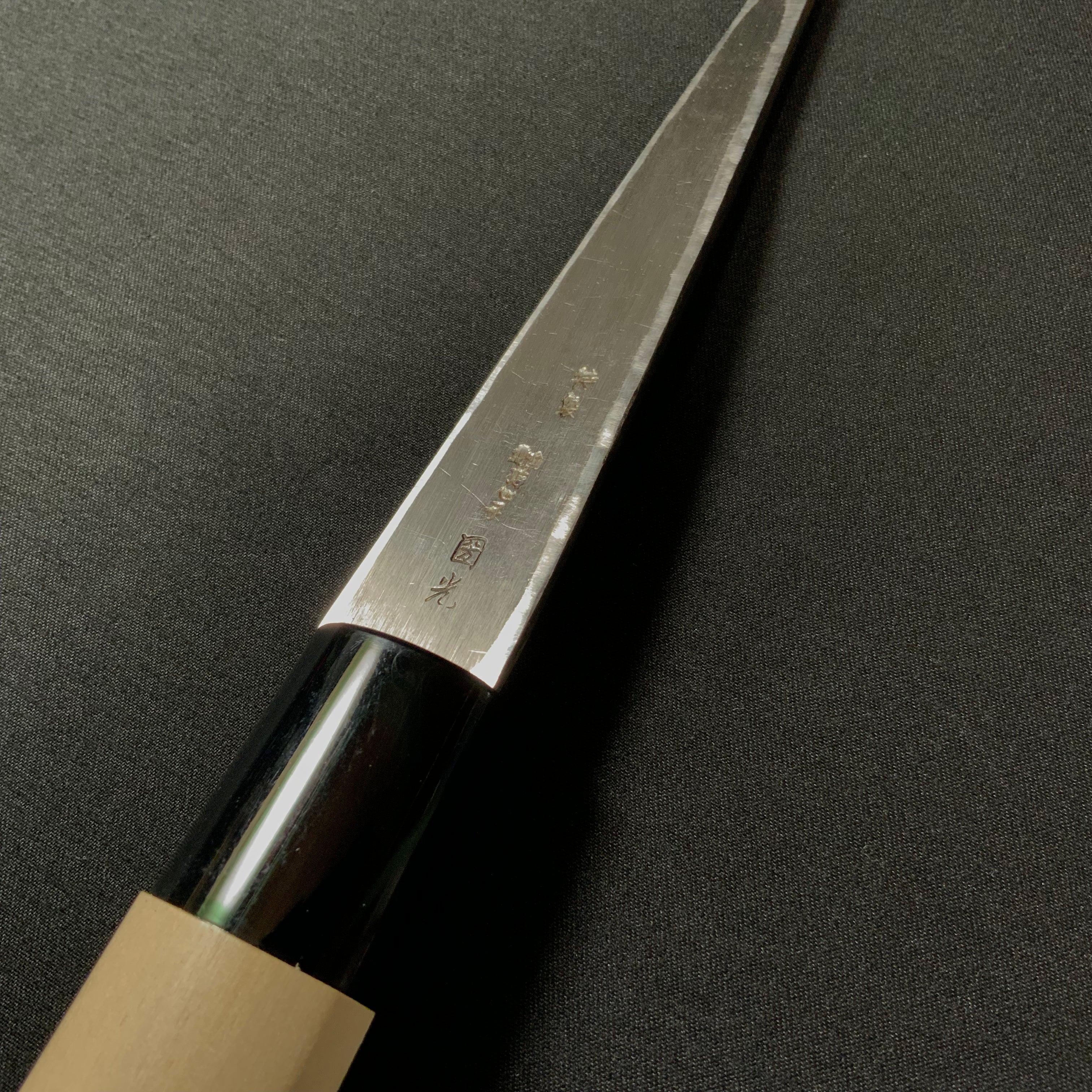 梅心子 繰り小刀 右  135mm  サヤなし Baishinshi Kuri Kokatana (Carving knife)  Right hand