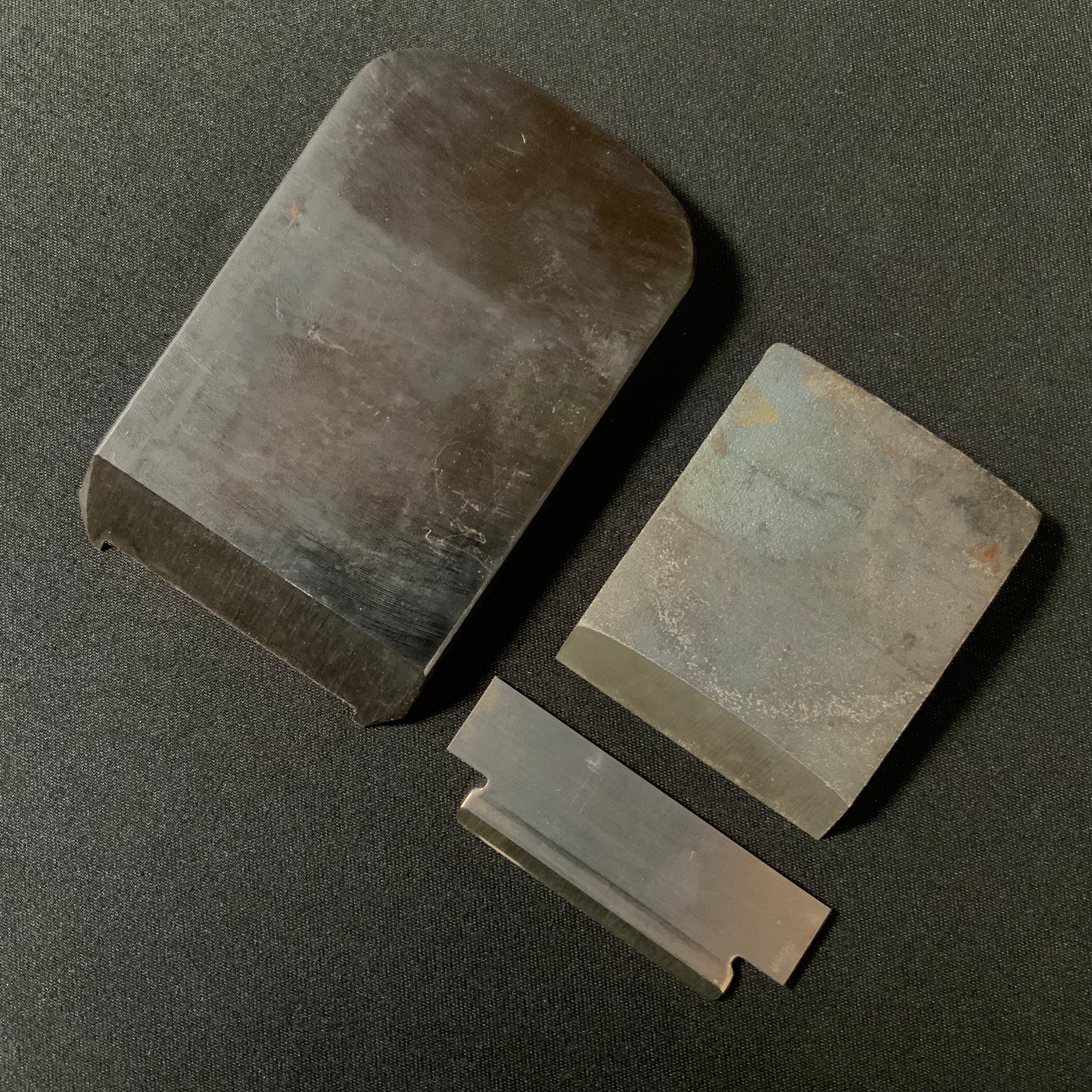 掘出し物 河よし 替刃式 蝶々割止口埋め鉋 45mm  Old stock Kawayoshi Smoothing Alternating Blade Plane (Kanna)