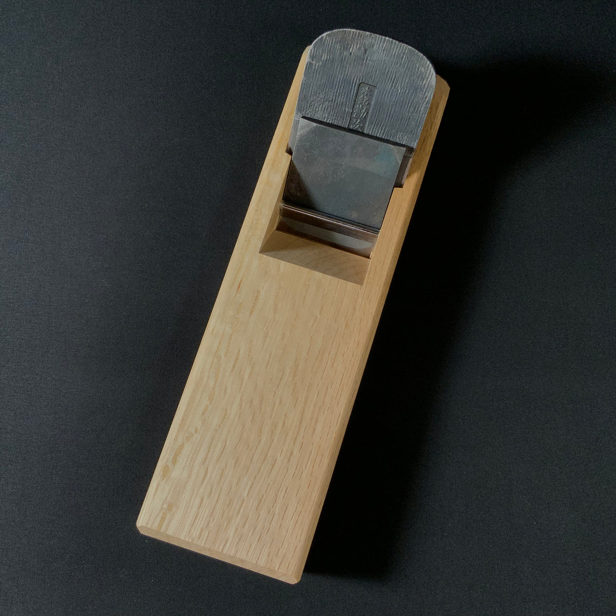 掘出し物 掘出し物 本銘勘次 仕上鉋 白樫台 65mm Old stock Honmei