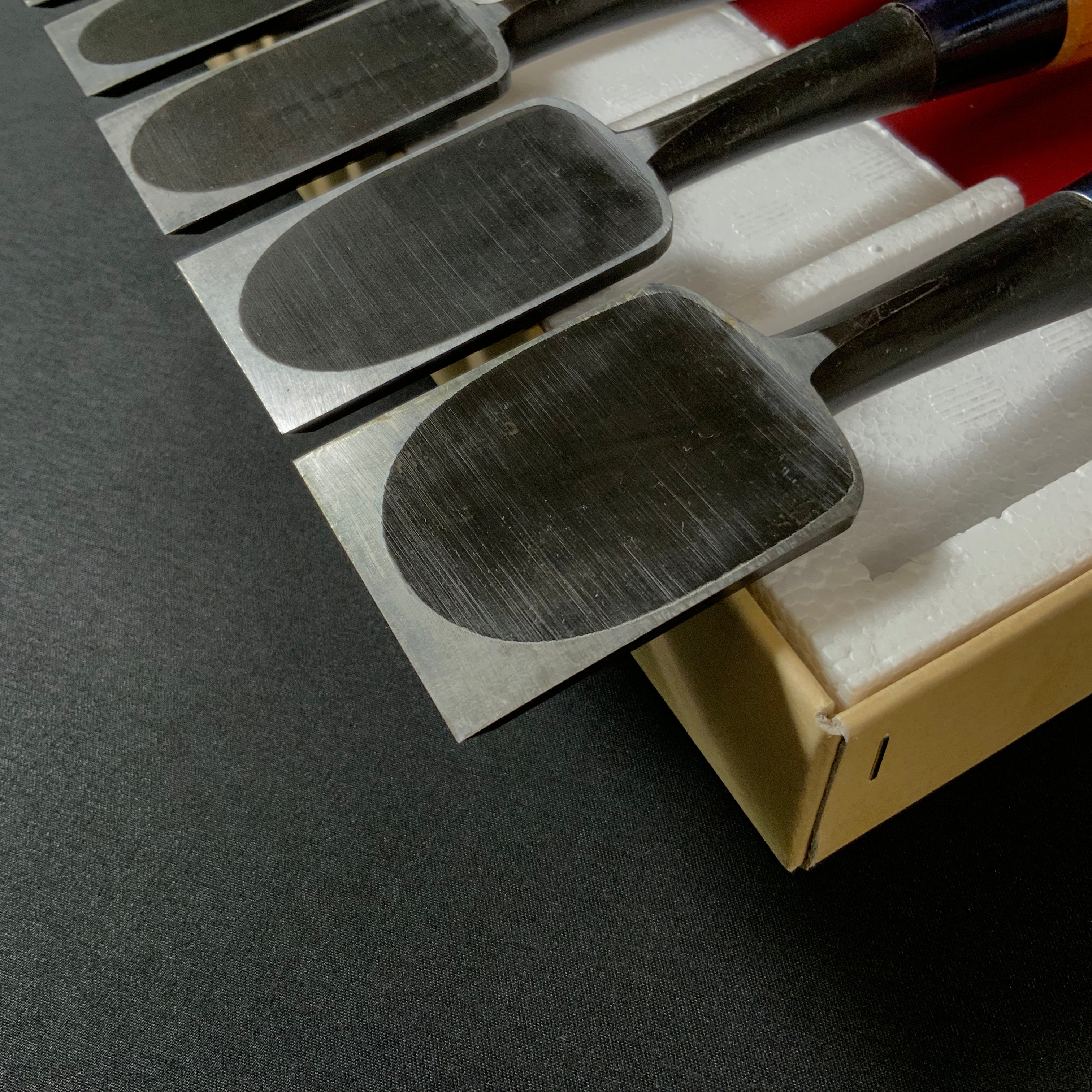 #M187 Mixed set  Bench chisels 10pc set by Sukemaru and Syuhou   助丸 秀宝 バラ鑿合わせ  追入10本組鑿