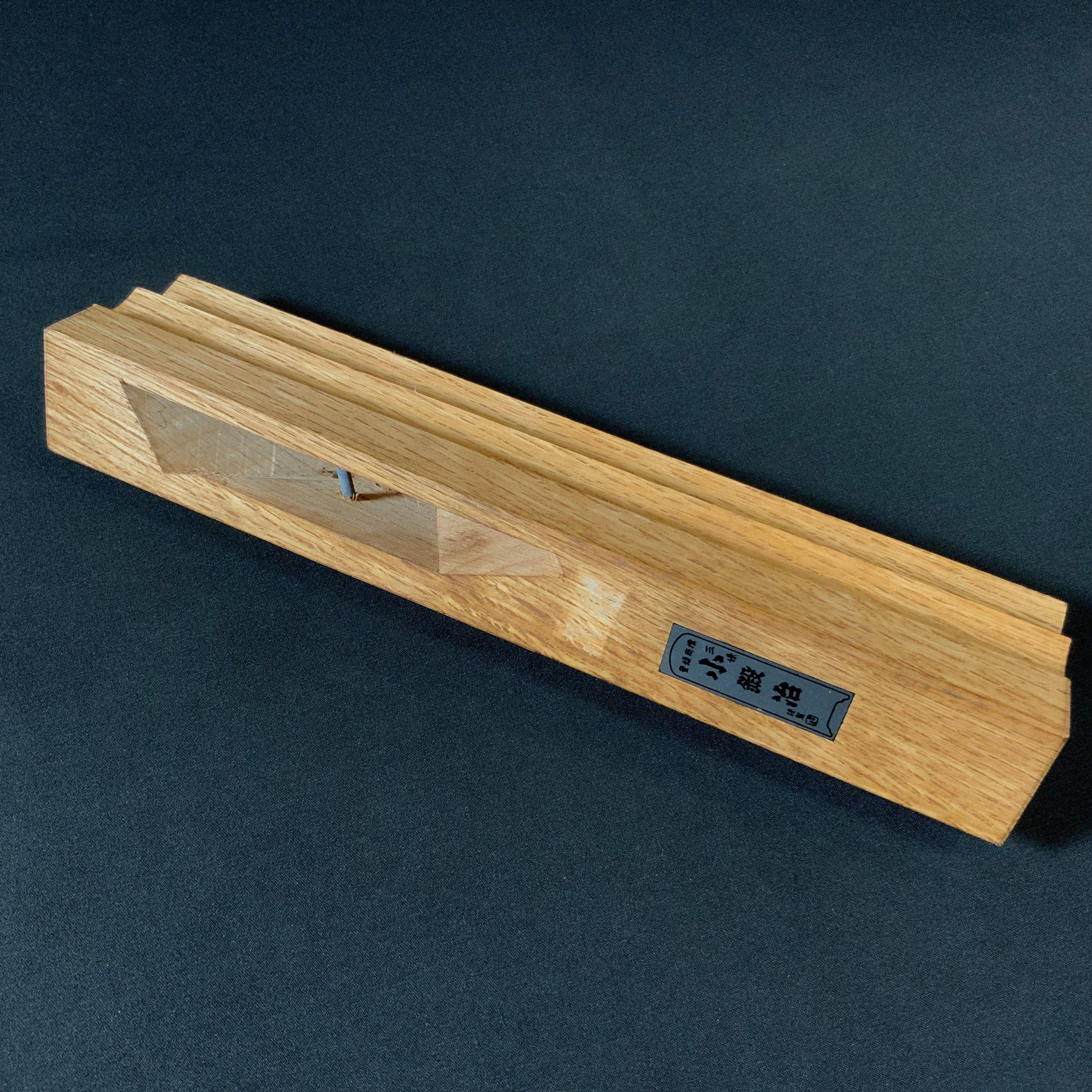 #11 Old stock Side Rabbet Plane with blue steel  掘出し物  小かし 脇取鉋 赤樫台 Wakitori kanna