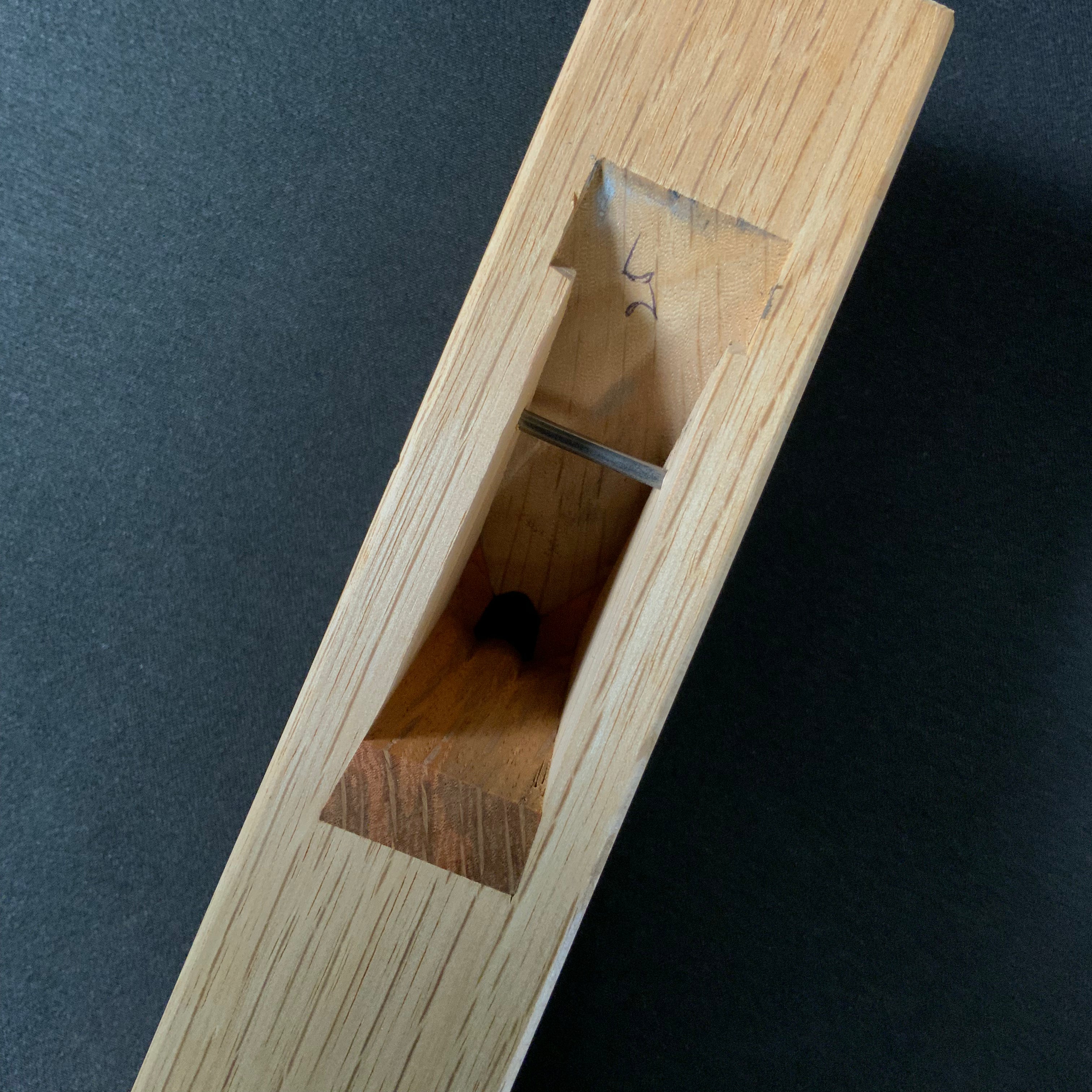 掘出し物  広治 面取鉋  坊主面   Old stock Hiroharu Traditional Chamfer Plane Bozumen