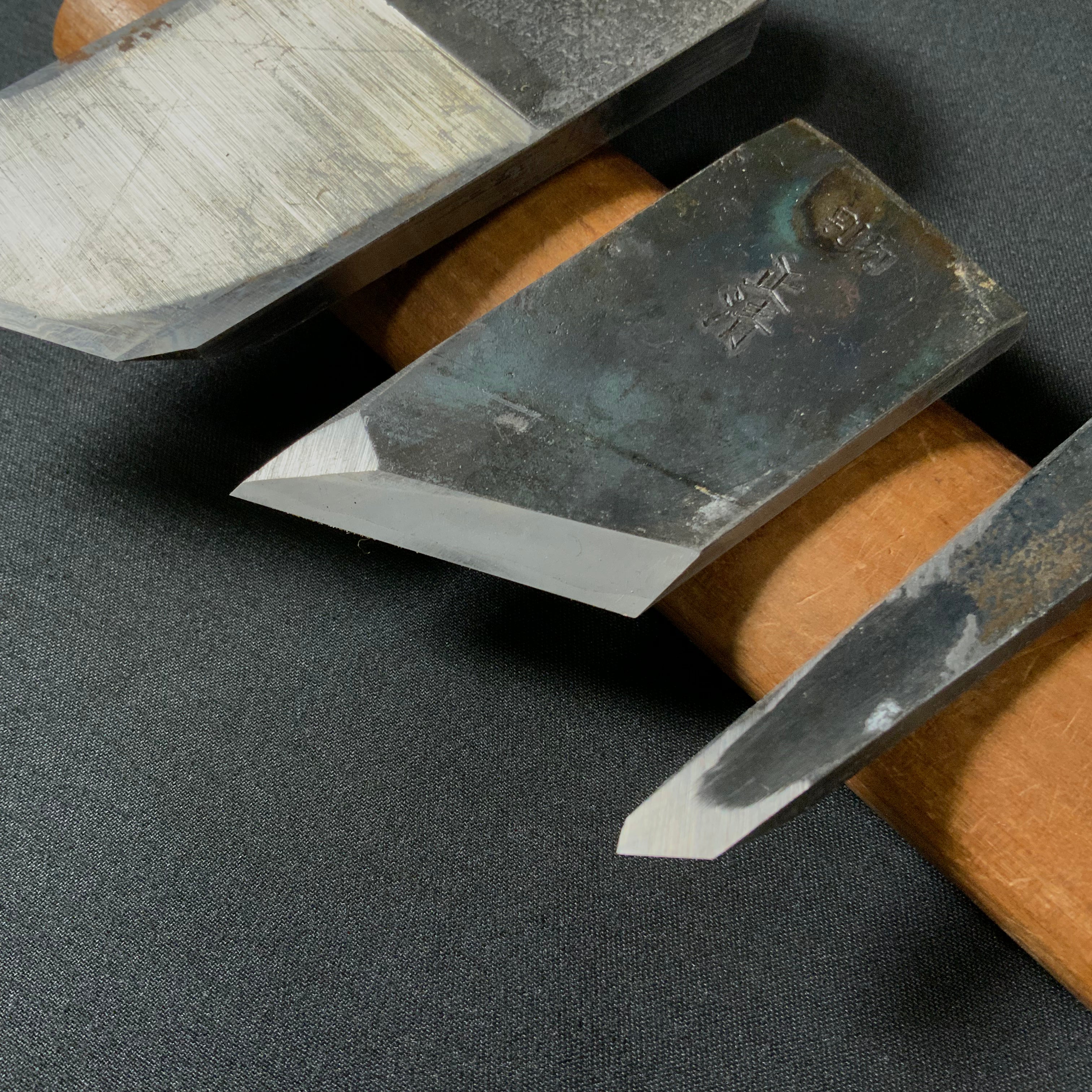 掘出し物 正清 入母屋鉋 右 36mm   Old stock Masakiyo Irimoya Planes (Kiwa-Kanna) Right