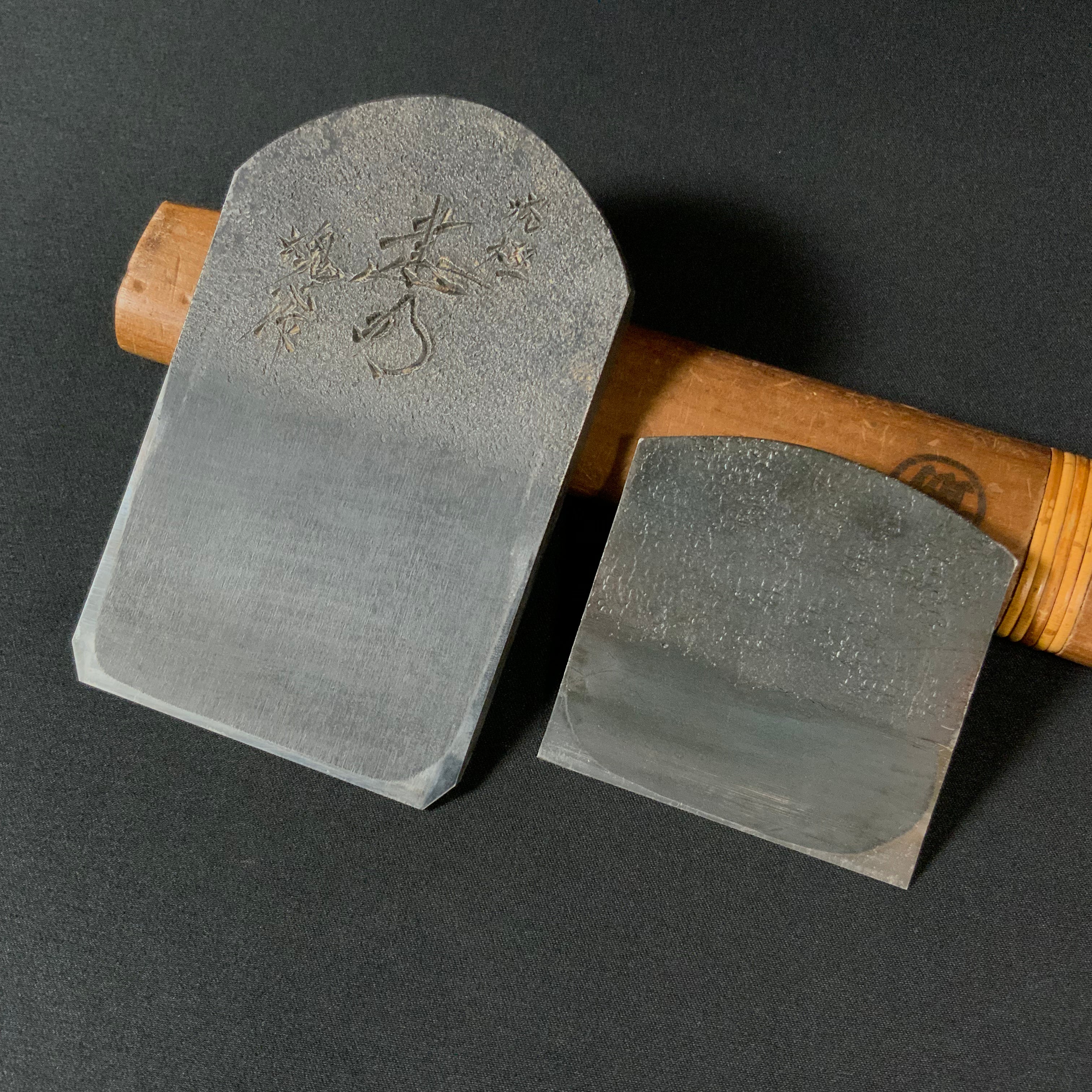 掘出し物 #1 碓氷健吾作 健明 仕上げ鉋 70mm   Old stock Kenmei Smoothing Plane(Kanna) by Usuikengo