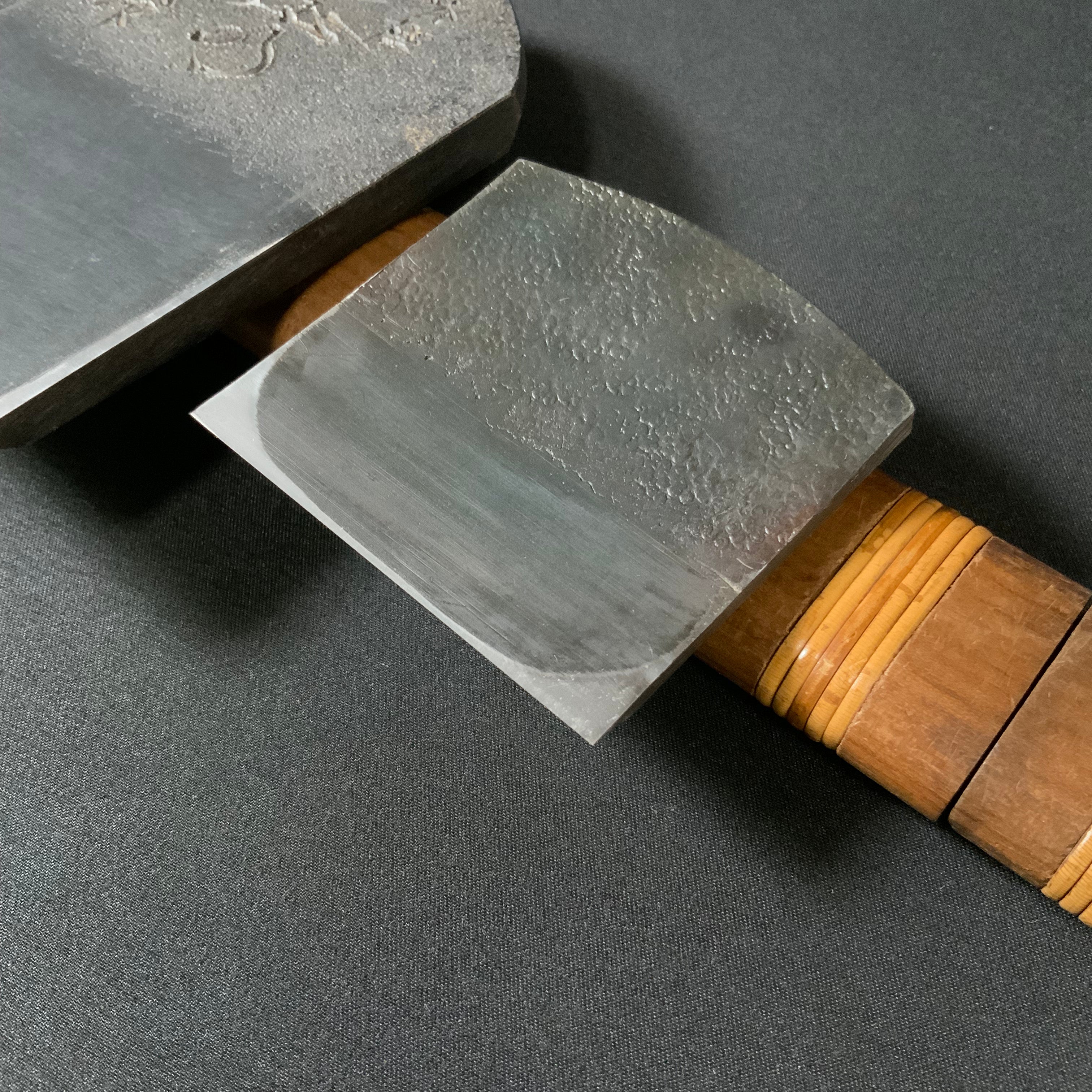 掘出し物 #1 碓氷健吾作 健明 仕上げ鉋 70mm   Old stock Kenmei Smoothing Plane(Kanna) by Usuikengo