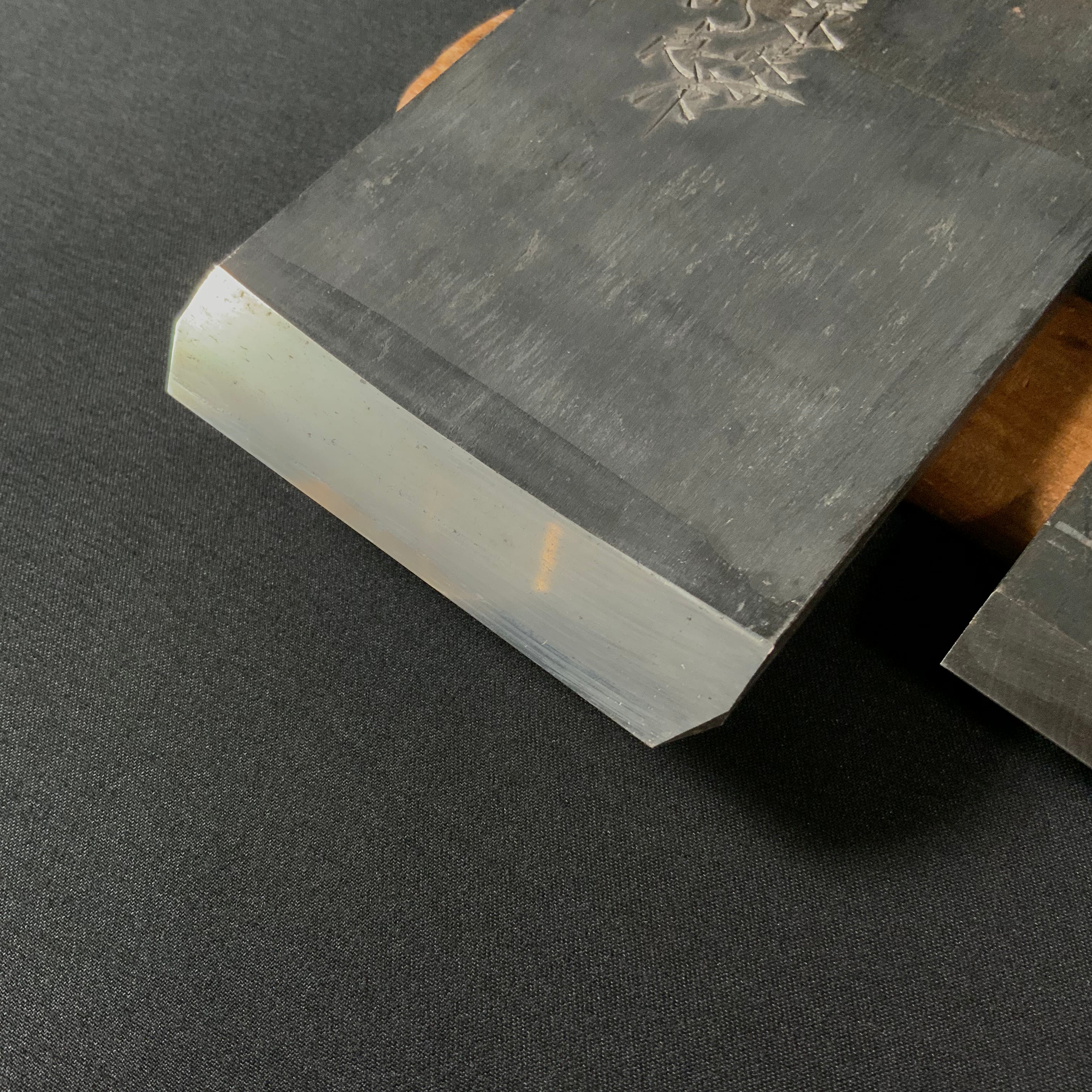 掘出し物 #1 碓氷健吾作 健明 仕上げ鉋 70mm   Old stock Kenmei Smoothing Plane(Kanna) by Usuikengo
