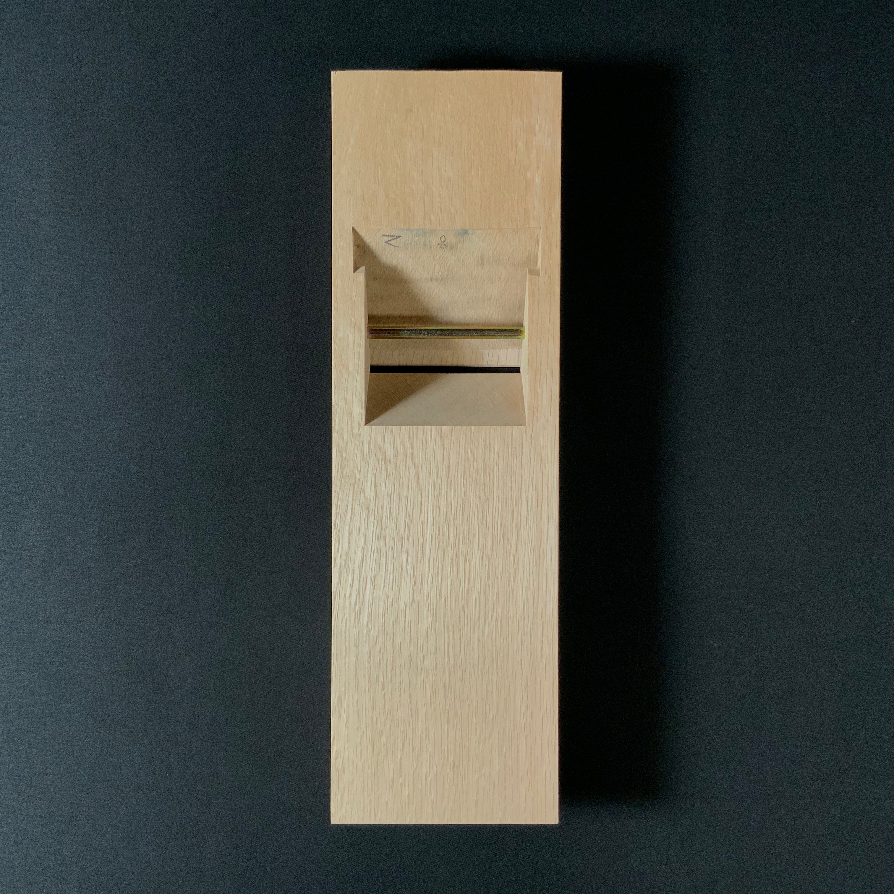 掘出し物 #1 碓氷健吾作 健明 仕上げ鉋 70mm   Old stock Kenmei Smoothing Plane(Kanna) by Usuikengo