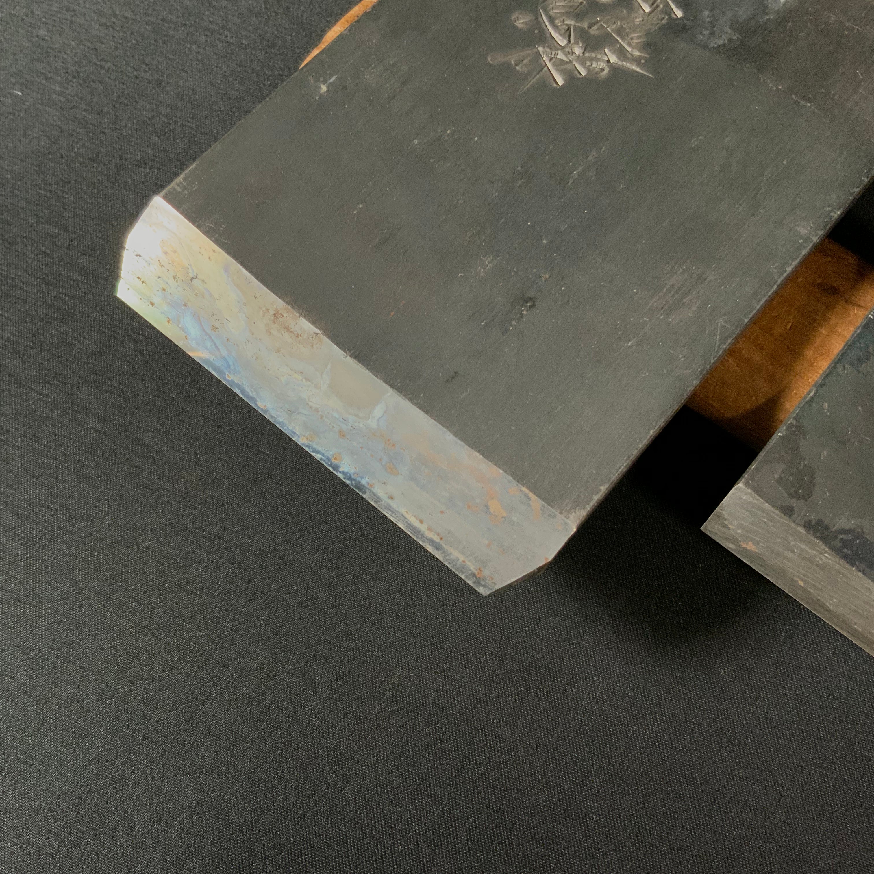 掘出し物 雪灯 碓氷健吾作 仕上げ鉋 70mm   Old stock Yukiakari Smoothing Plane(Kanna) by Usuikengo