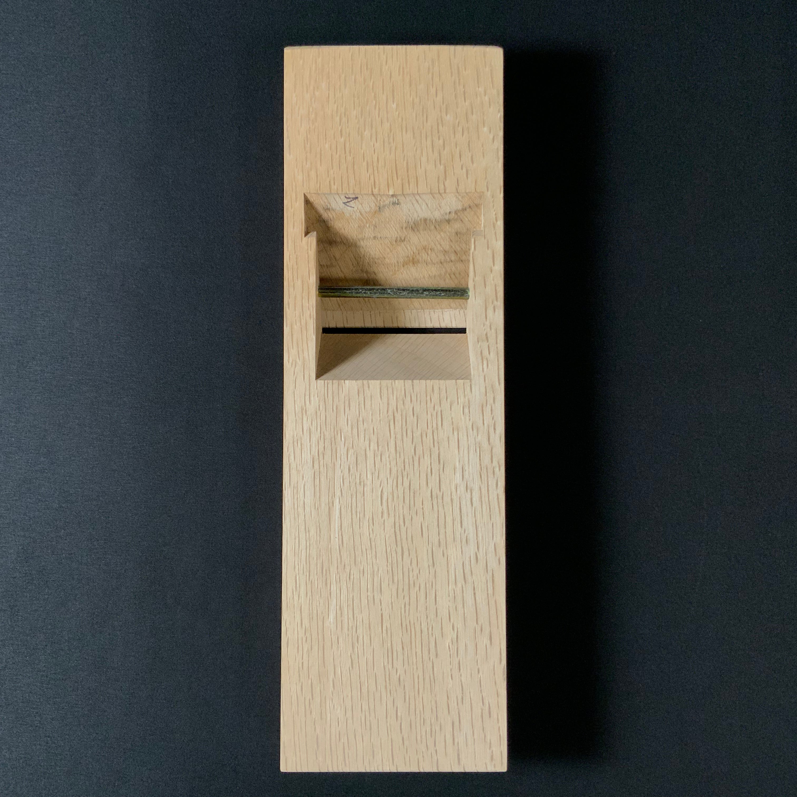 掘出し物 雪灯 碓氷健吾作 仕上げ鉋 70mm   Old stock Yukiakari Smoothing Plane(Kanna) by Usuikengo