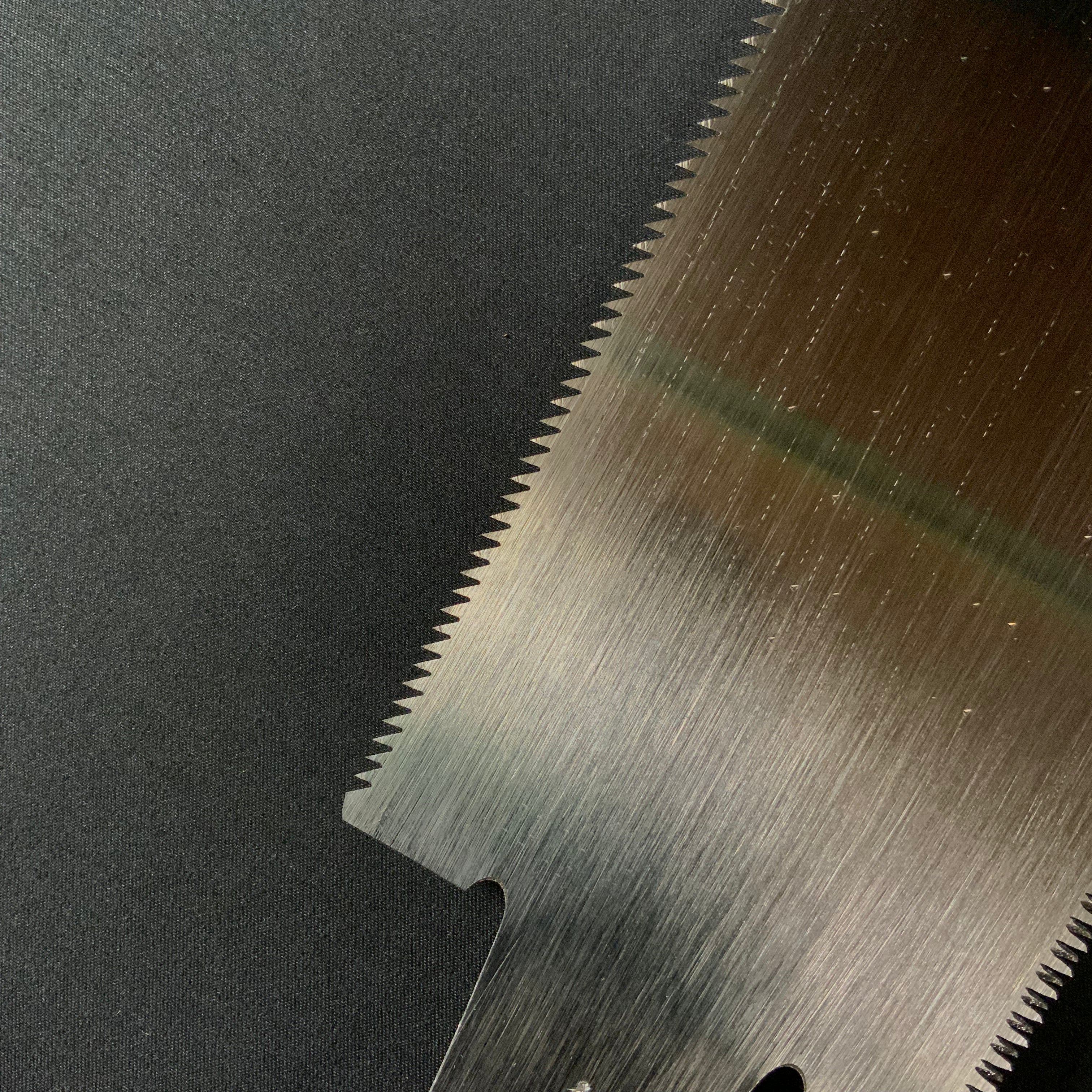 #232  Nagakatsu Double Edge Saw Eddy Type Handles set by Kurashige For Soft Wood 長勝鋸 渦巻き柄 両刃鋸 240mm