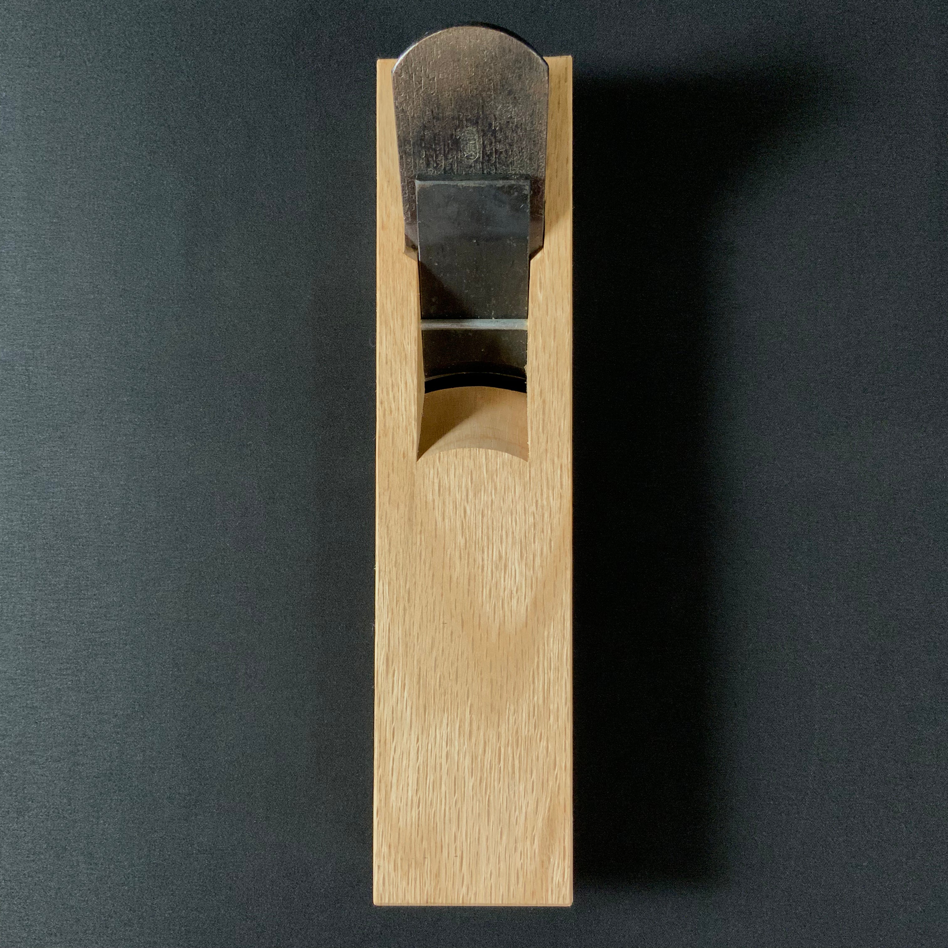 Rounding Plane Blue Steel  (Uchimaru Kanna) made by Komori  小森作 内丸鉋合付 青紙鋼