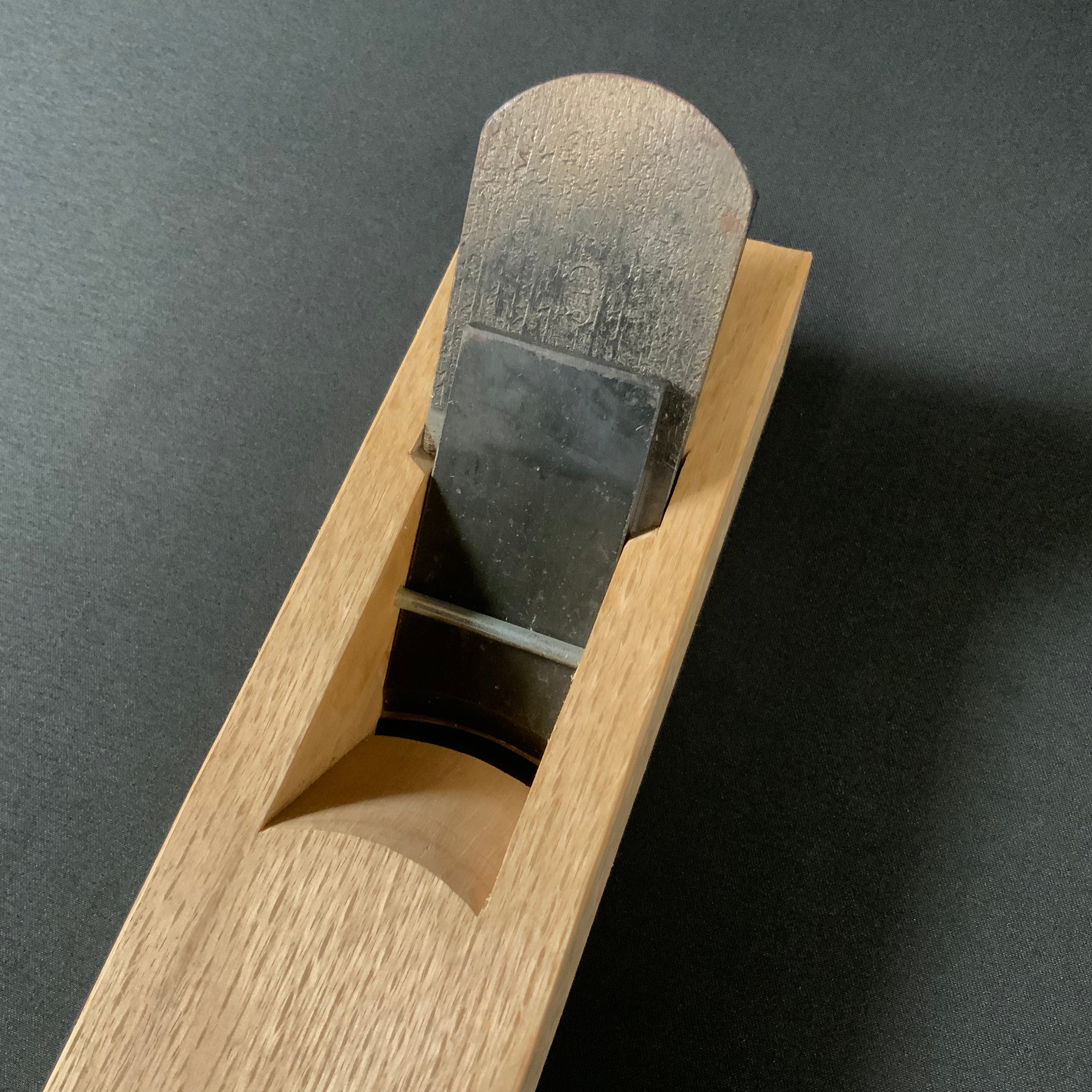 Rounding Plane Blue Steel  (Uchimaru Kanna) made by Komori  小森作 内丸鉋合付 青紙鋼