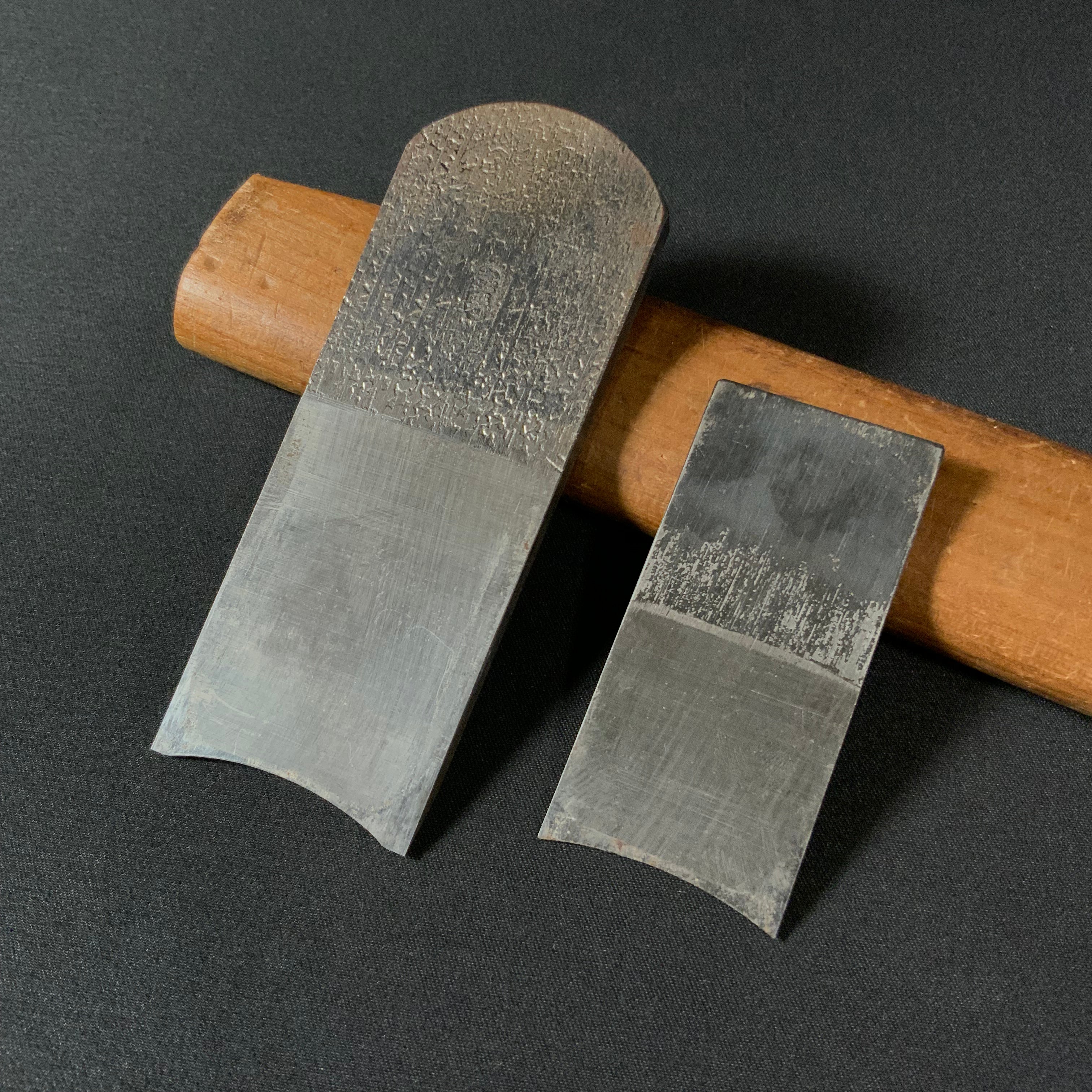 Rounding Plane Blue Steel  (Uchimaru Kanna) made by Komori  小森作 内丸鉋合付 青紙鋼