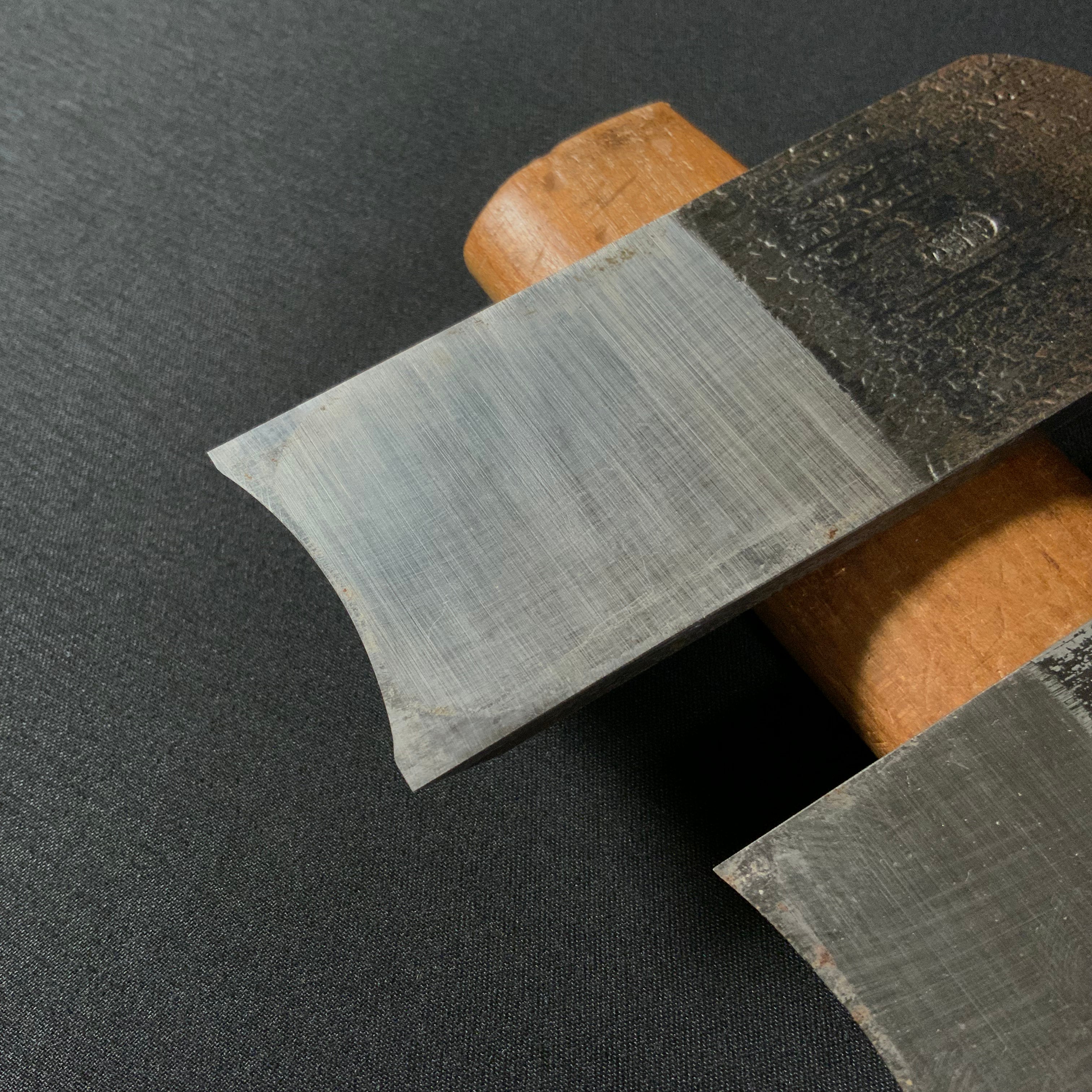 Rounding Plane Blue Steel  (Uchimaru Kanna) made by Komori  小森作 内丸鉋合付 青紙鋼