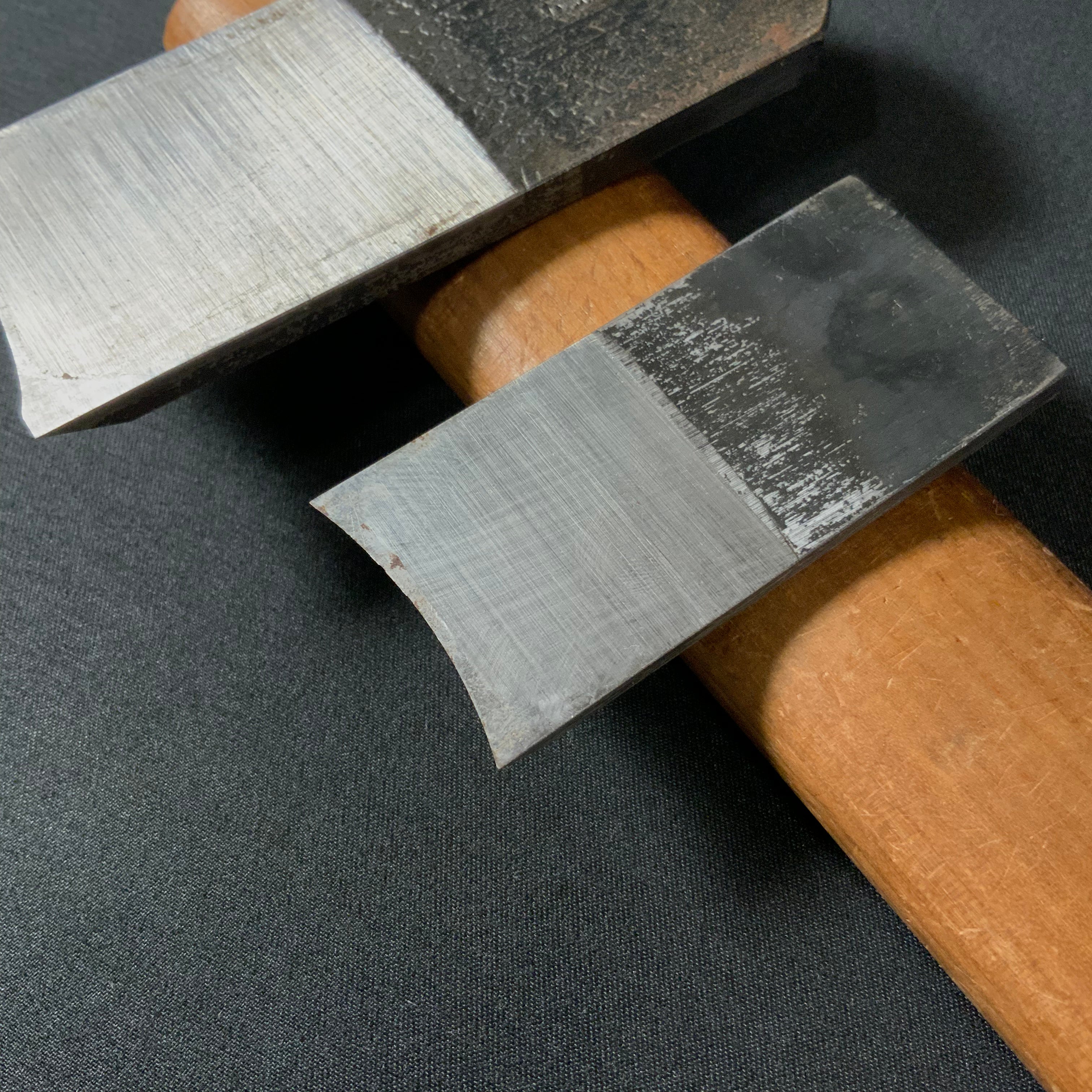 Rounding Plane Blue Steel  (Uchimaru Kanna) made by Komori  小森作 内丸鉋合付 青紙鋼