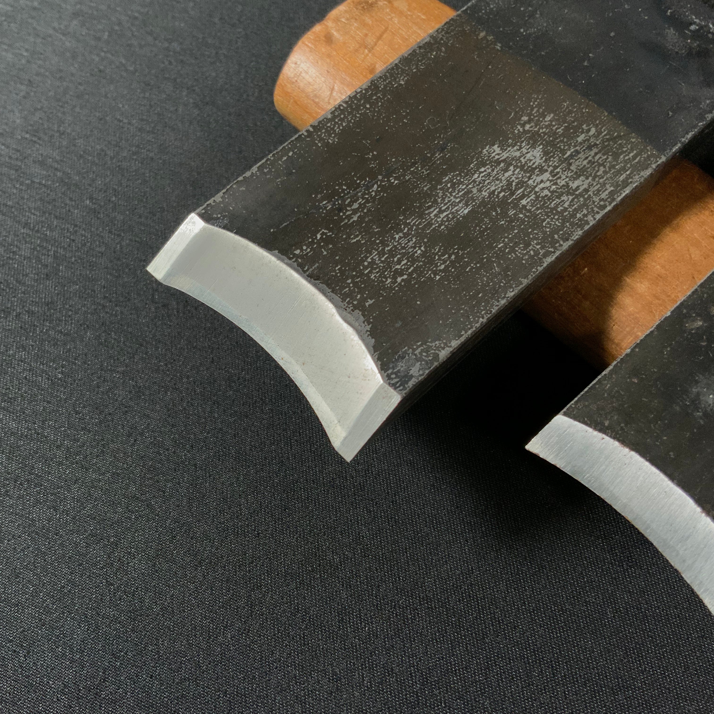 Rounding Plane Blue Steel  (Uchimaru Kanna) made by Komori  小森作 内丸鉋合付 青紙鋼