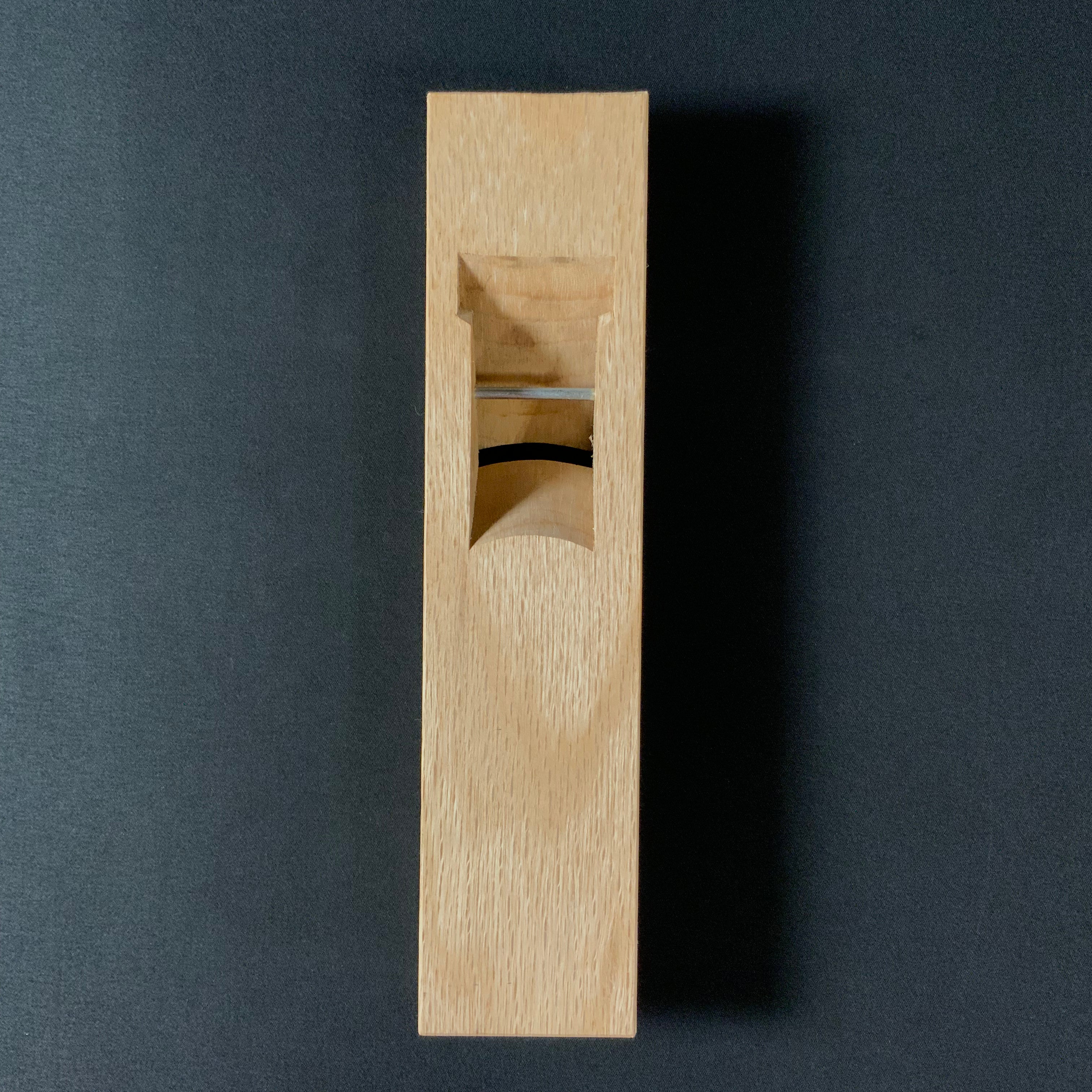 Rounding Plane Blue Steel  (Uchimaru Kanna) made by Komori  小森作 内丸鉋合付 青紙鋼