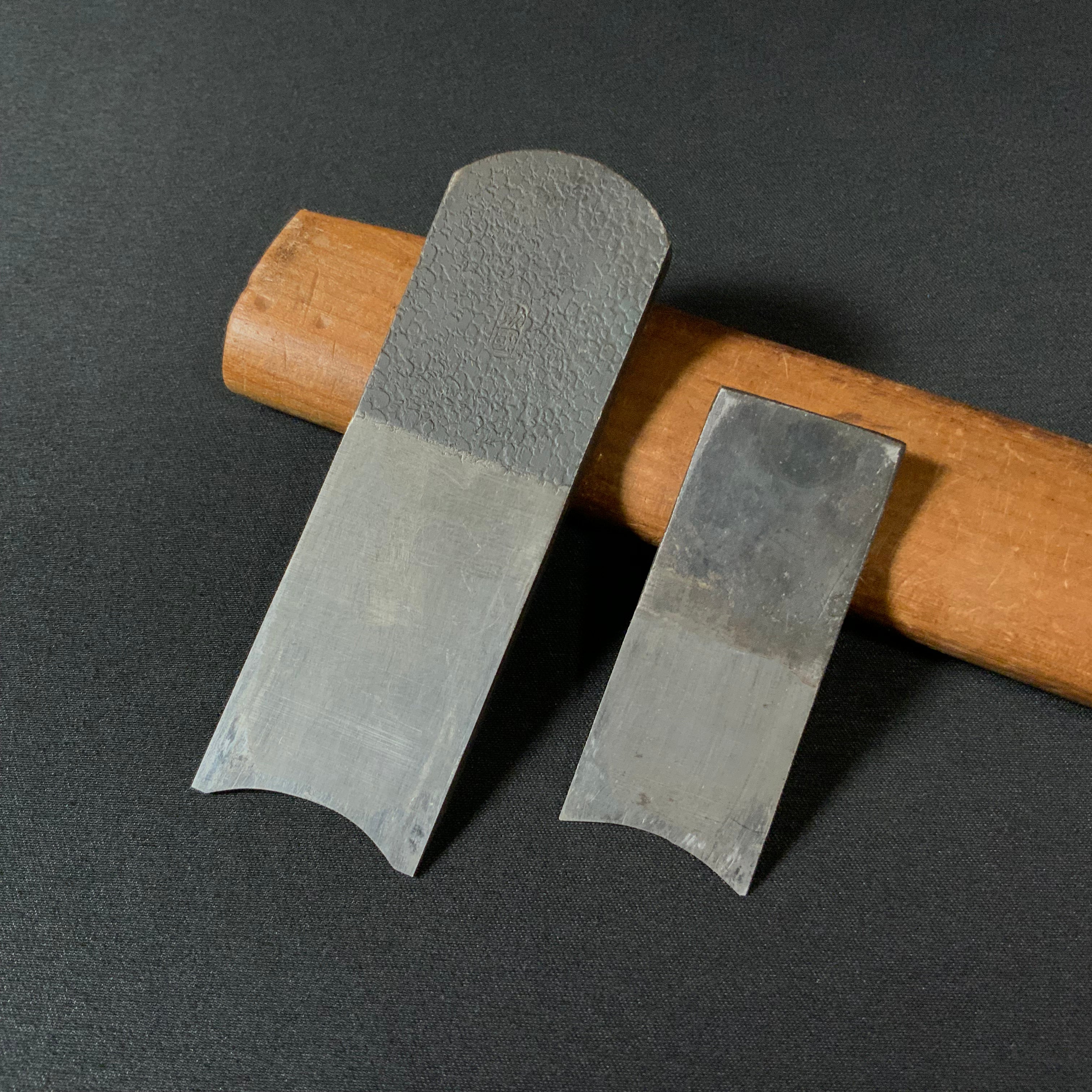 Rounding Plane Blue Steel  (Uchimaru Kanna) made by Komori  小森作 内丸鉋合付 青紙鋼