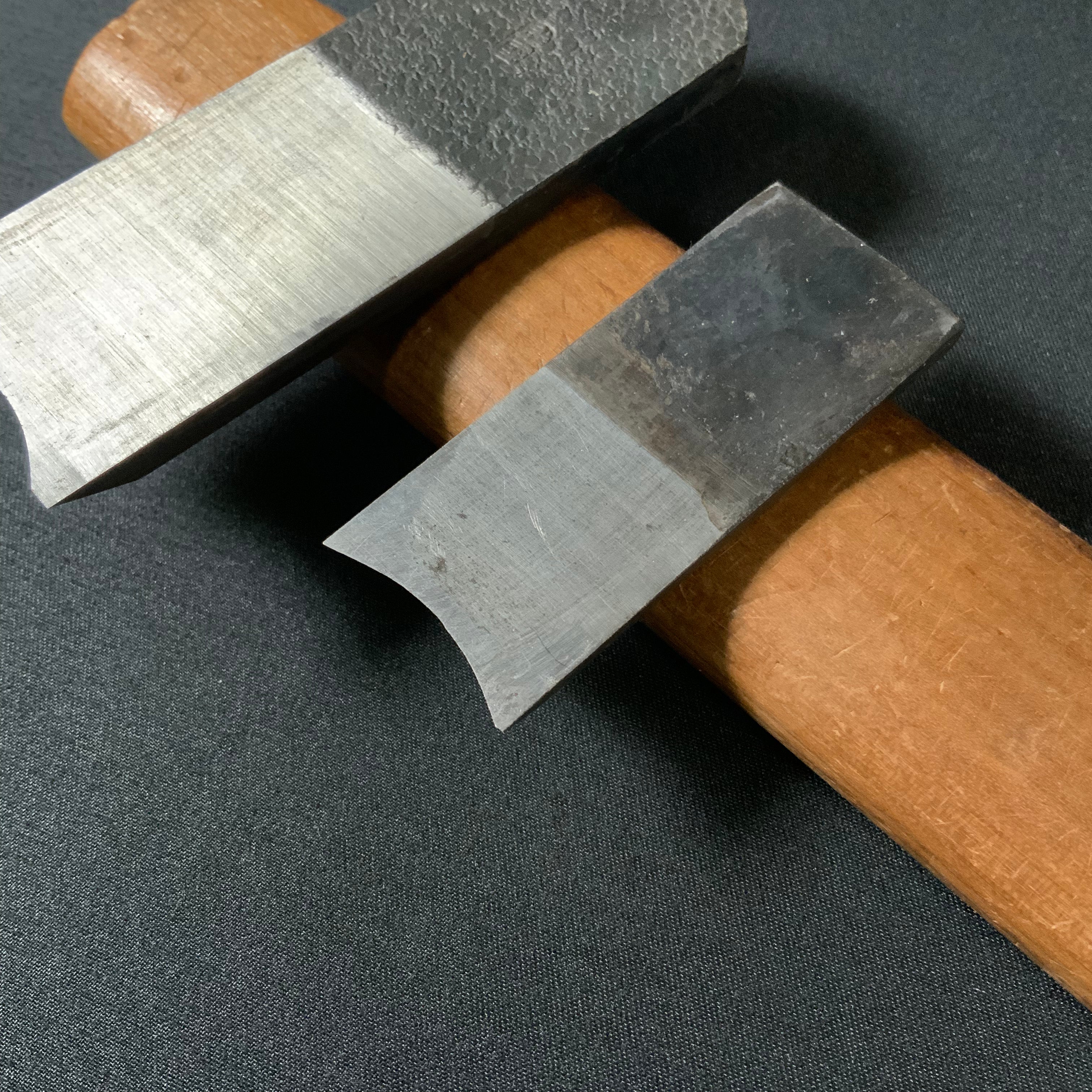 Rounding Plane Blue Steel  (Uchimaru Kanna) made by Komori  小森作 内丸鉋合付 青紙鋼