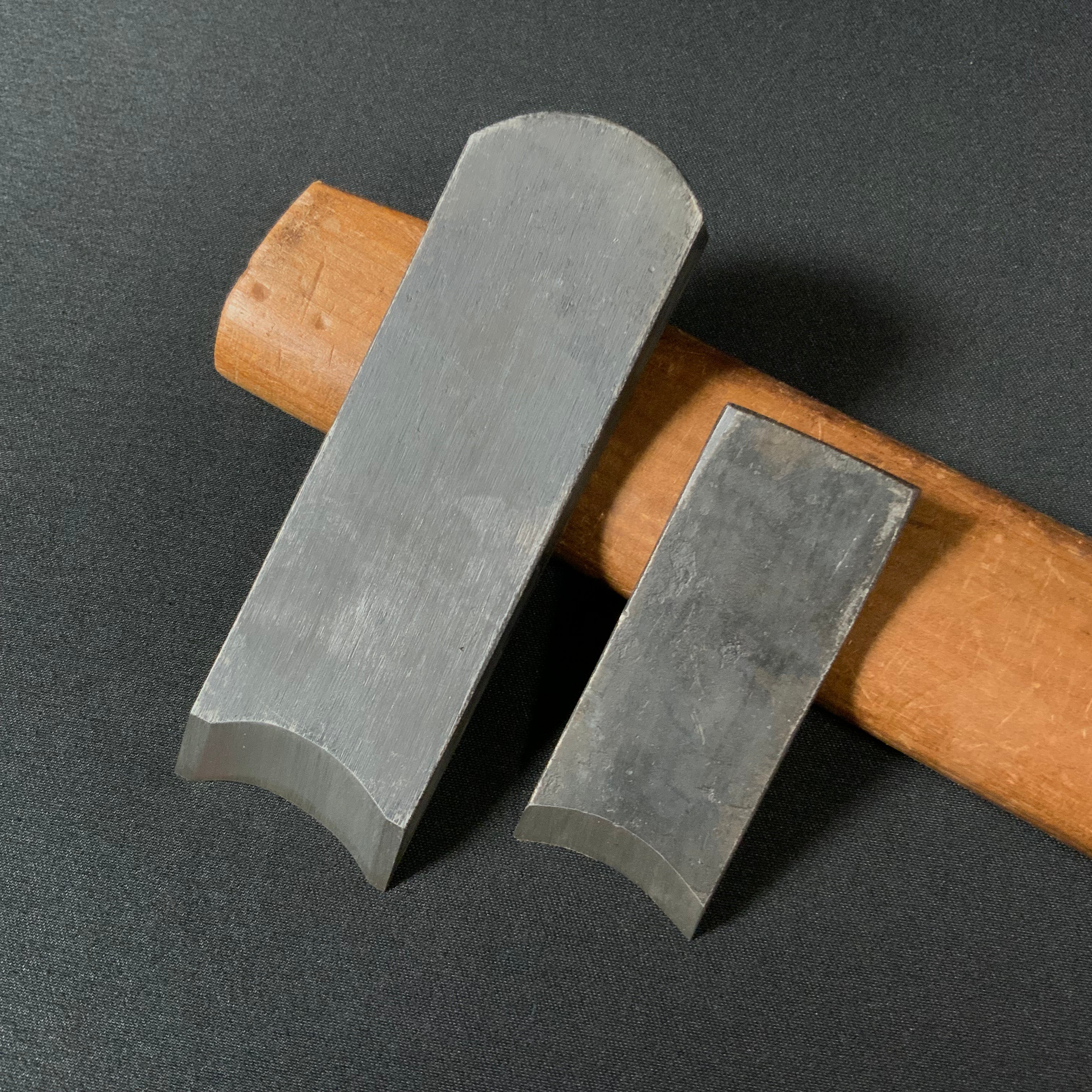 Rounding Plane Blue Steel  (Uchimaru Kanna) made by Komori  小森作 内丸鉋合付 青紙鋼