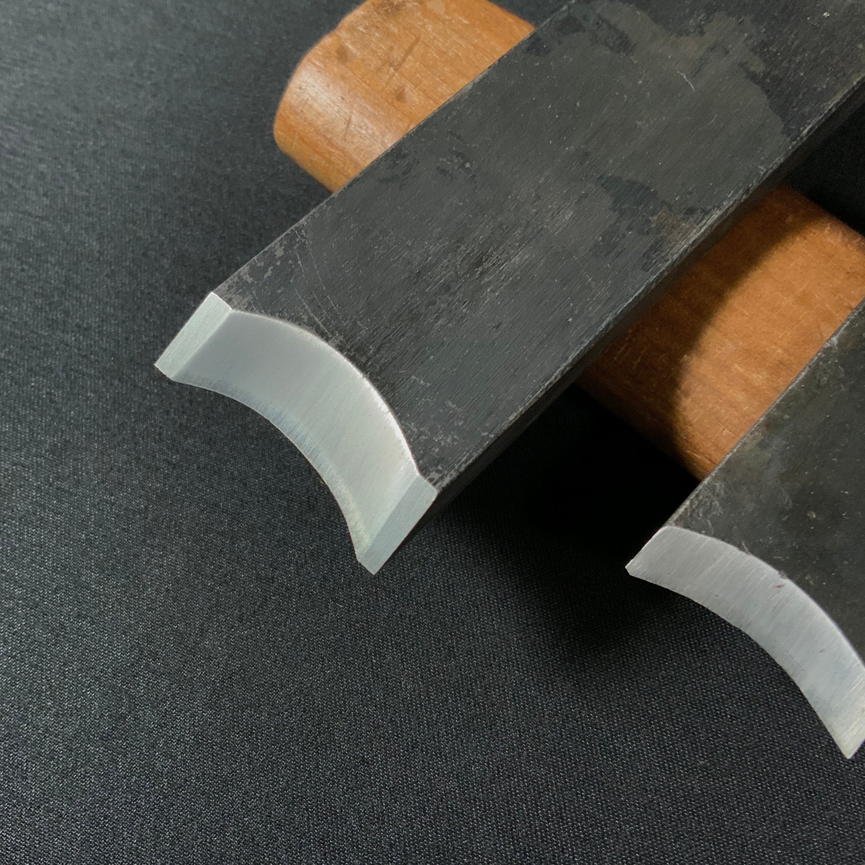 Rounding Plane Blue Steel  (Uchimaru Kanna) made by Komori  小森作 内丸鉋合付 青紙鋼