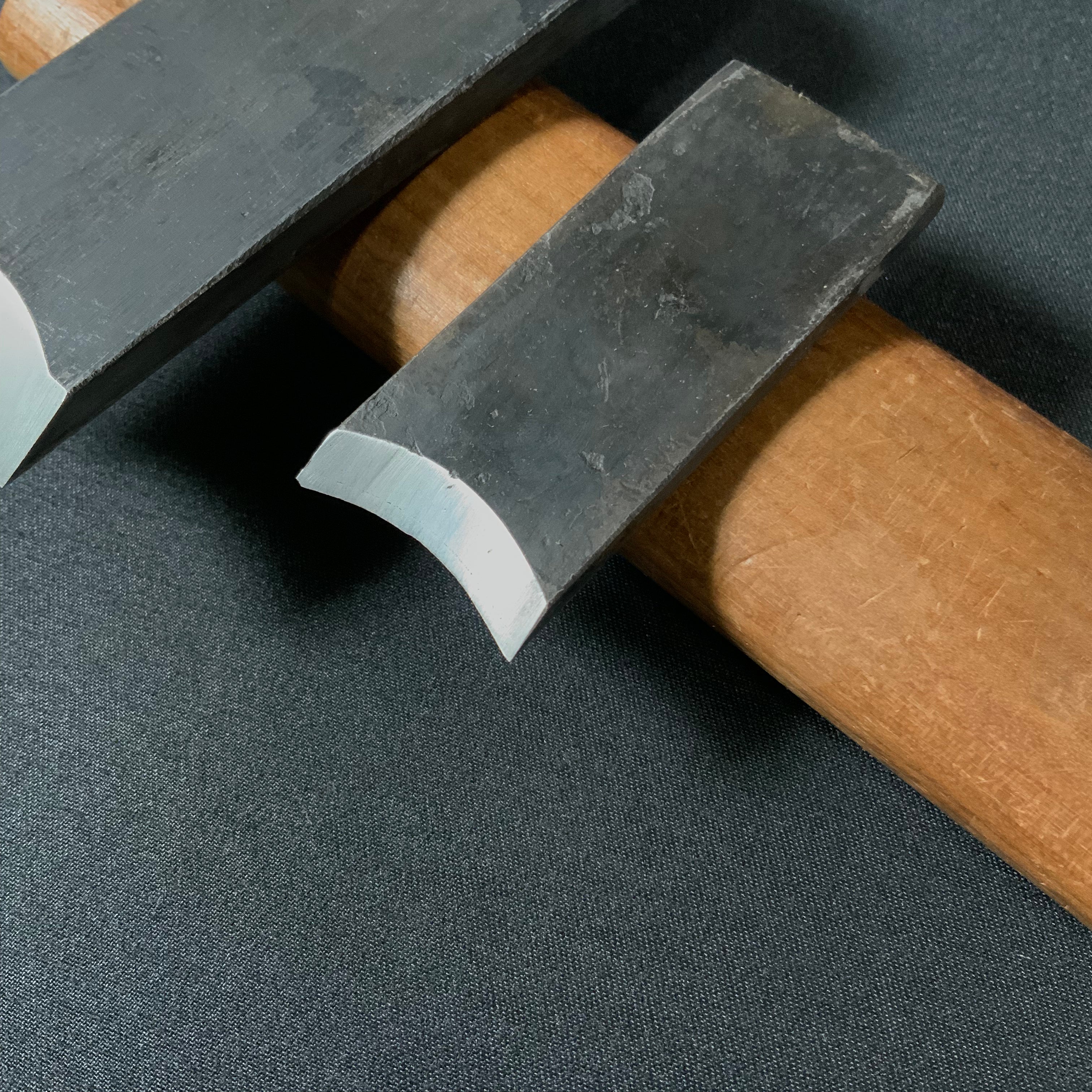 Rounding Plane Blue Steel  (Uchimaru Kanna) made by Komori  小森作 内丸鉋合付 青紙鋼