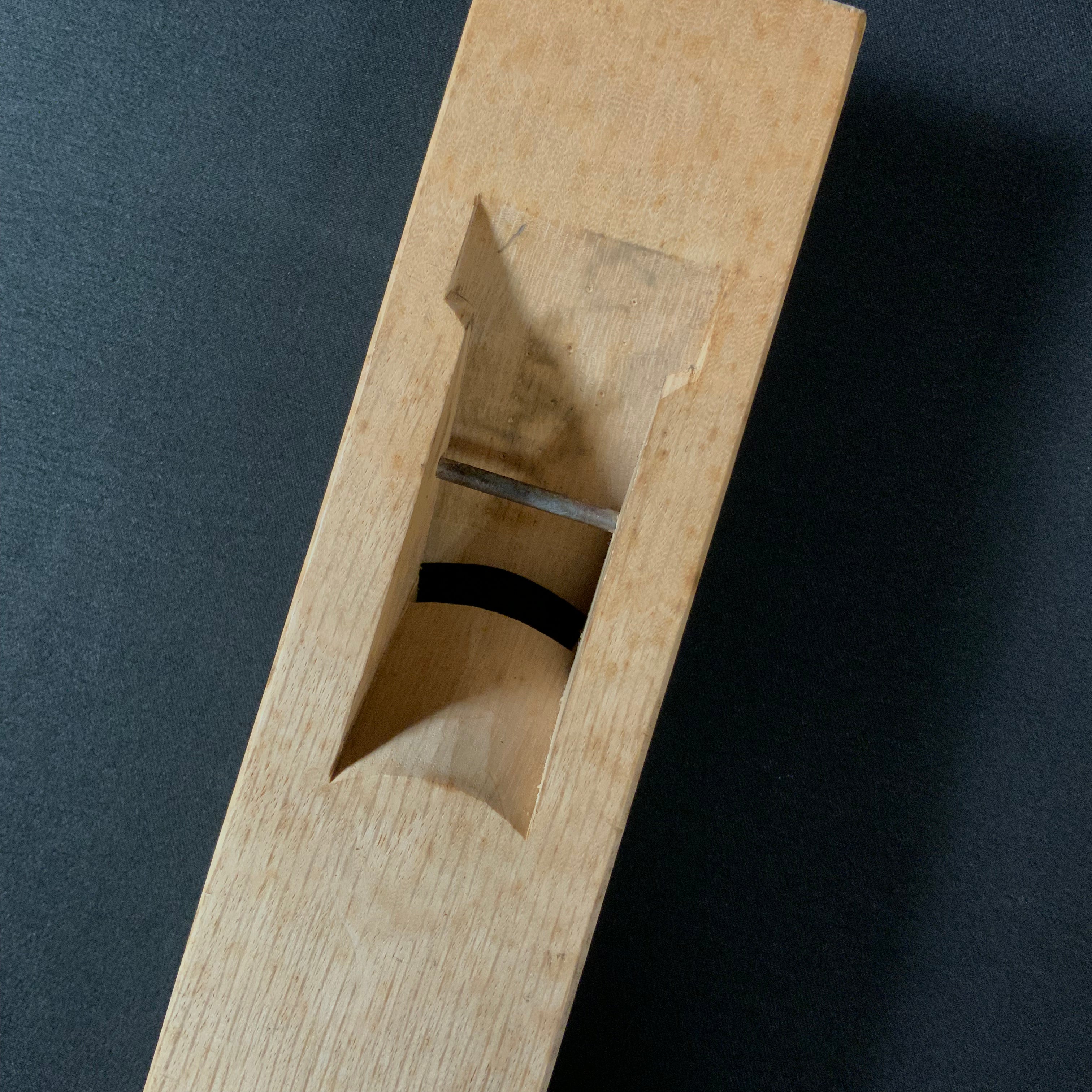 Rounding Plane Blue Steel  (Uchimaru Kanna) made by Komori  小森作 内丸鉋合付 青紙鋼