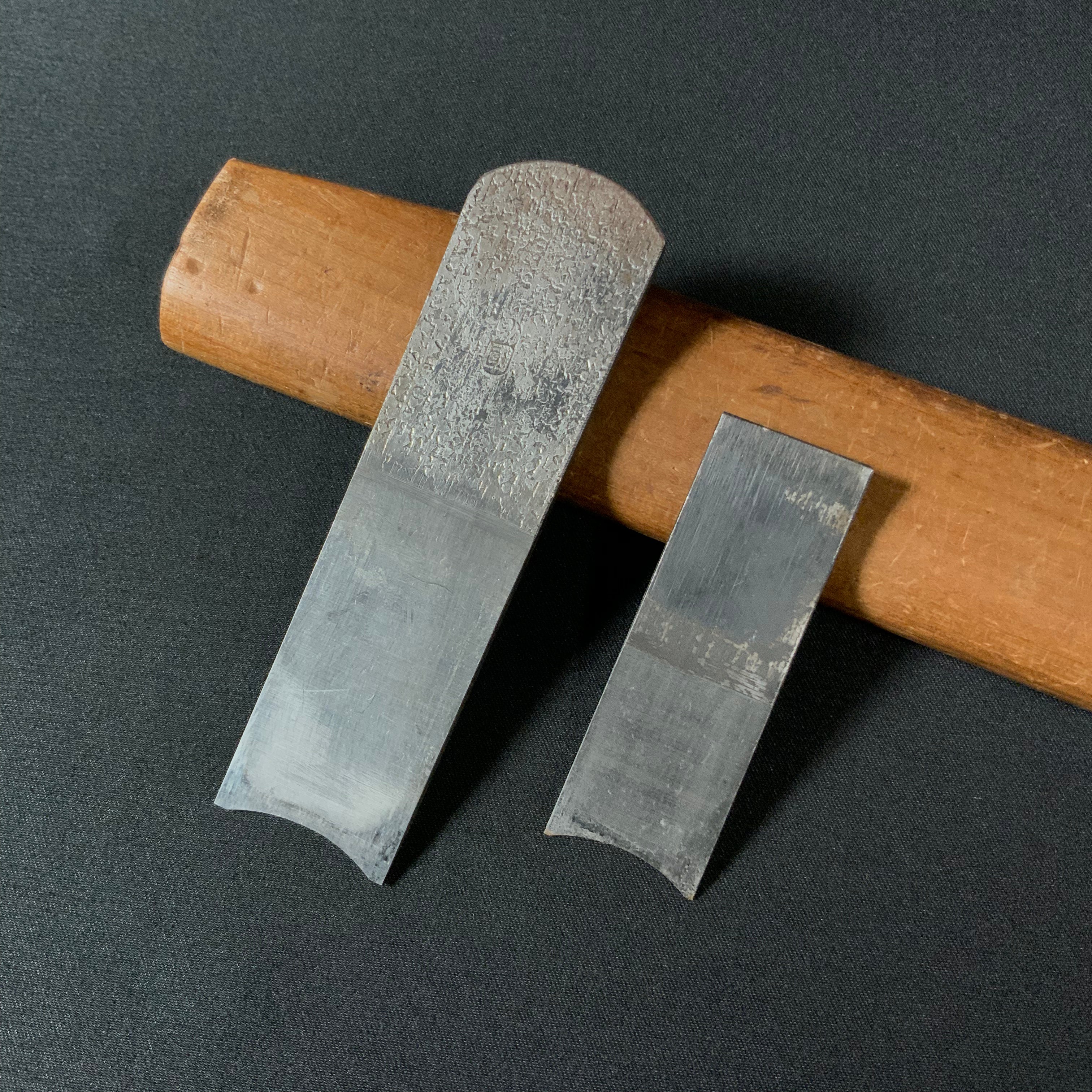 Rounding Plane Blue Steel  (Uchimaru Kanna) made by Komori  小森作 内丸鉋合付 青紙鋼